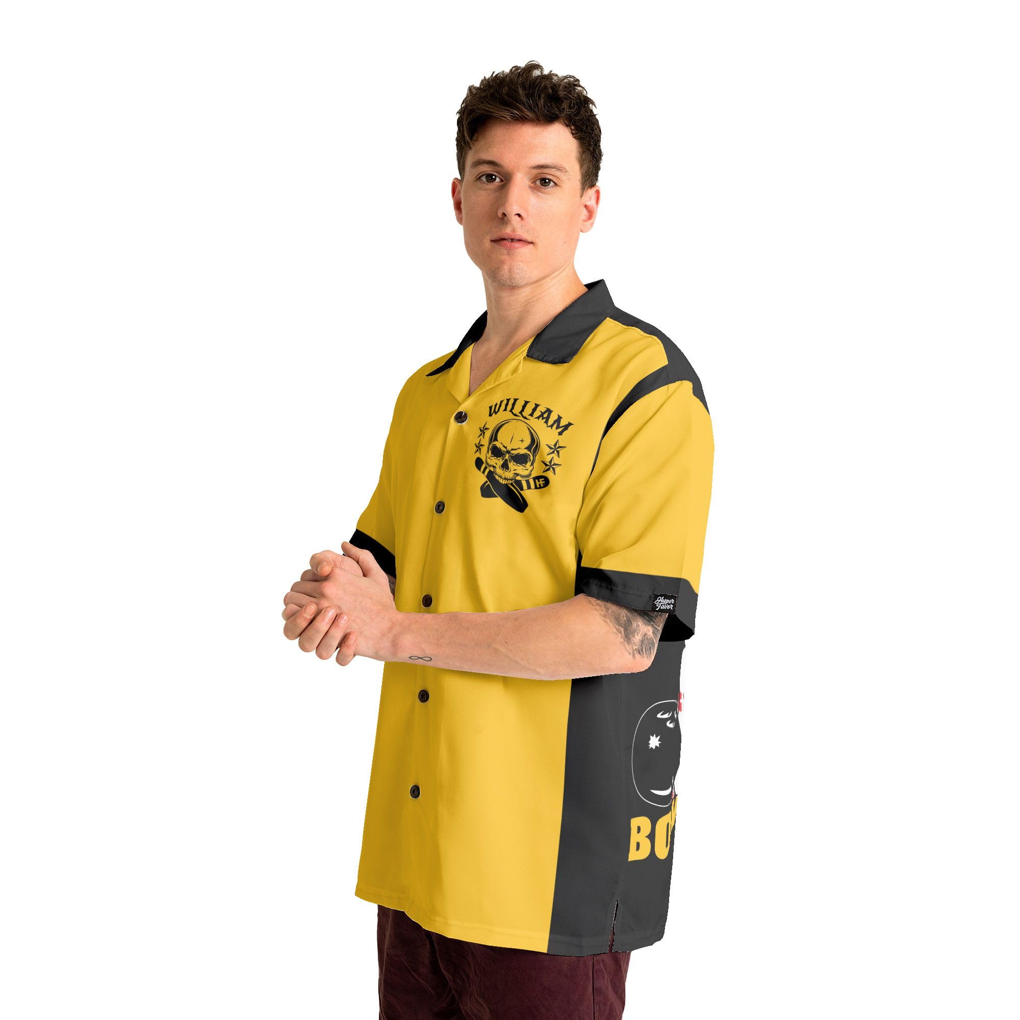 Custom Personalized Bowling Shirts with Names for Men & Women | Retro Hawaiian Style Bowling Team Shirts | Perfect for Bowling Leagues, Tournaments & Themed Parties