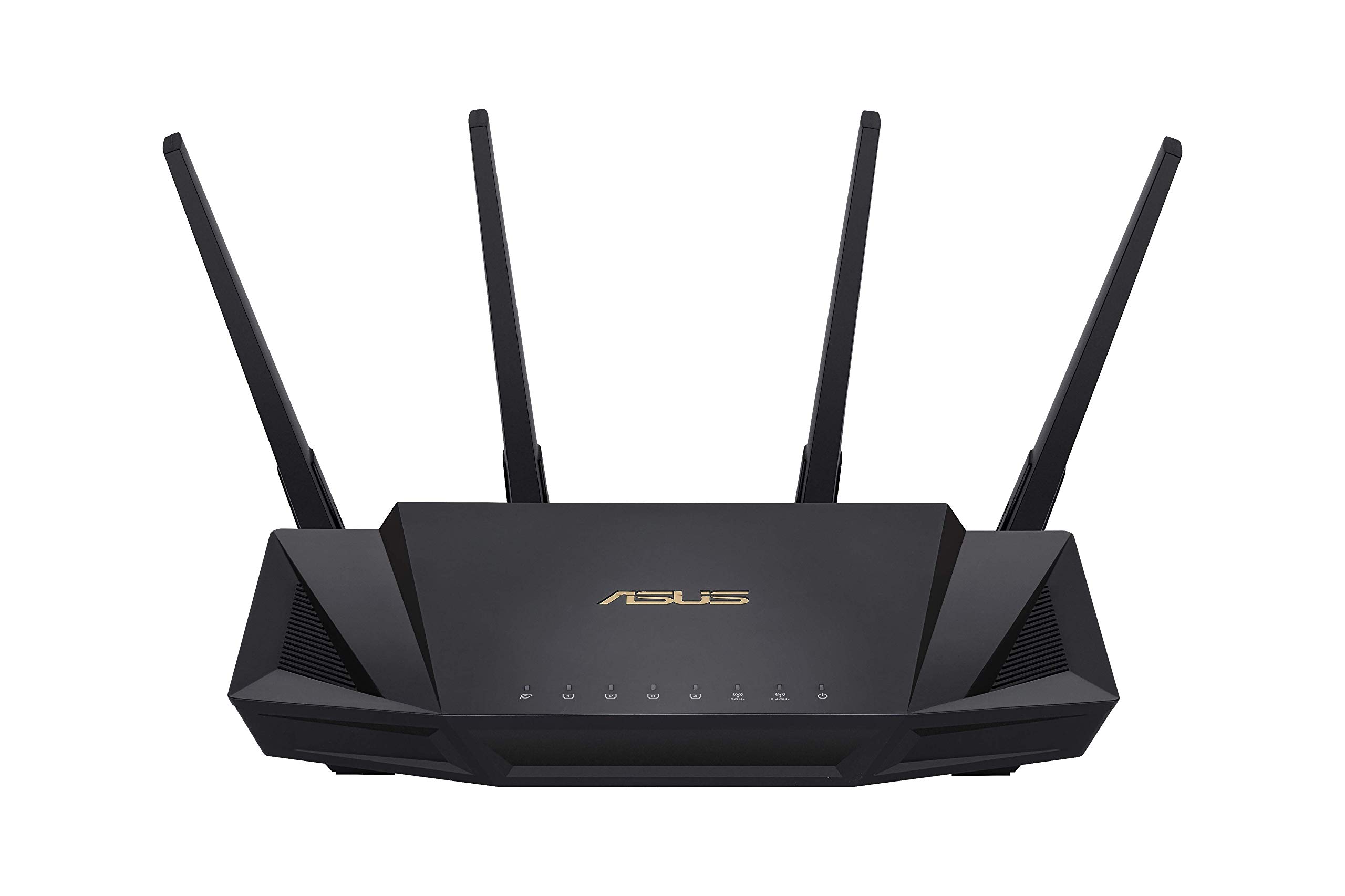 ASUS RT-AX3000 WiFi 6 Dual Band Gigabit Wireless Router - Ultra Fast 3000Mbps, Next-Gen WiFi 6 Technology, Adaptive QoS, AiProtection Security by Trend Micro | 1x WAN, 4x Gigabit LAN Ports, USB 3.0, AiMesh Compatible - Perfect for 4K Streaming, Online Gaming & Smart Home Devices