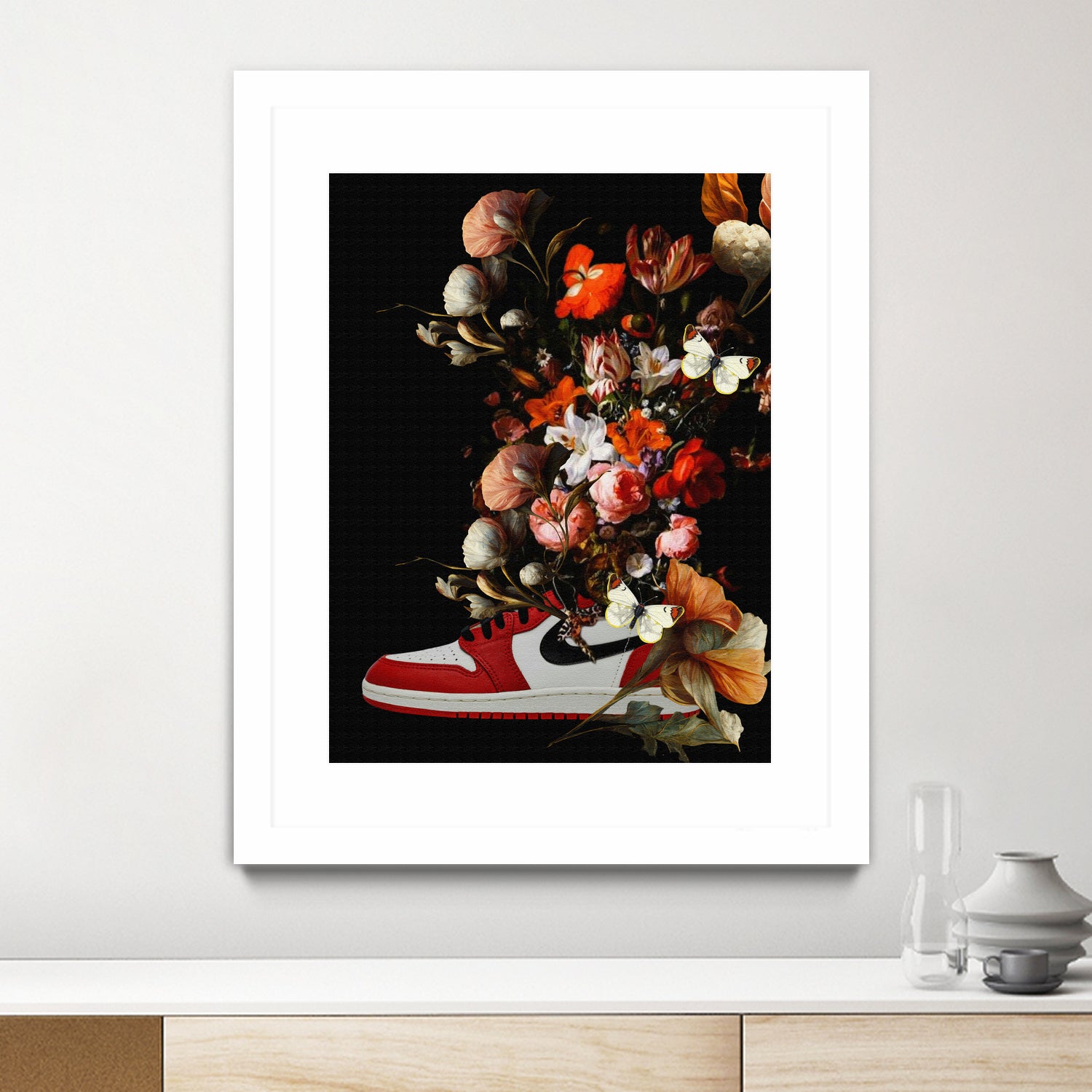 Air Jordan Retro 13 Sneakers for Men - Floral Print Basketball Shoes for Running & Gym Workouts | Perfect for Streetwear & Casual Fashion