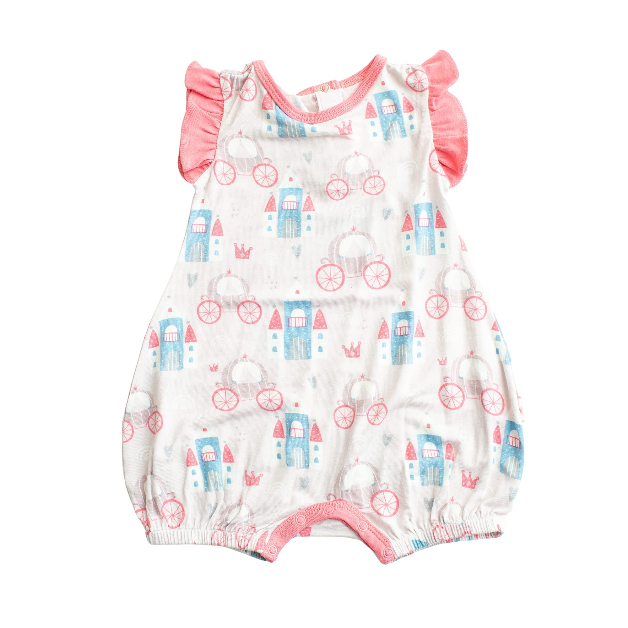 Bestaroo Girls Short Bubble Romper - Cute & Comfortable Summer Outfit for Toddlers - Perfect for Playdates, Beach Trips & Outdoor Adventures
