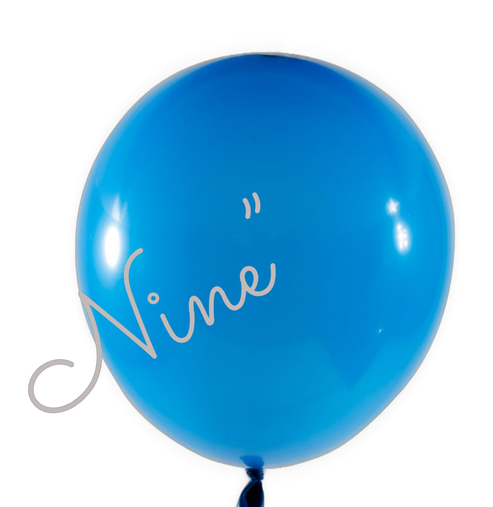 100-Pack 9-Inch Latex Balloons in Blue - Perfect for Birthday Parties, Baby Showers & Decorations