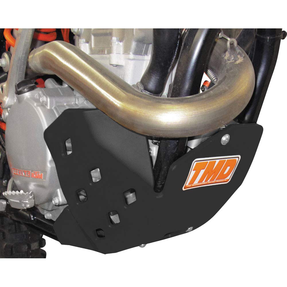 Black Full Coverage Plastic Skid Plate for Husqvarna FE 450 2016 - Off-Road Motorcycle Protection for Trail Riding & Dirt Biking