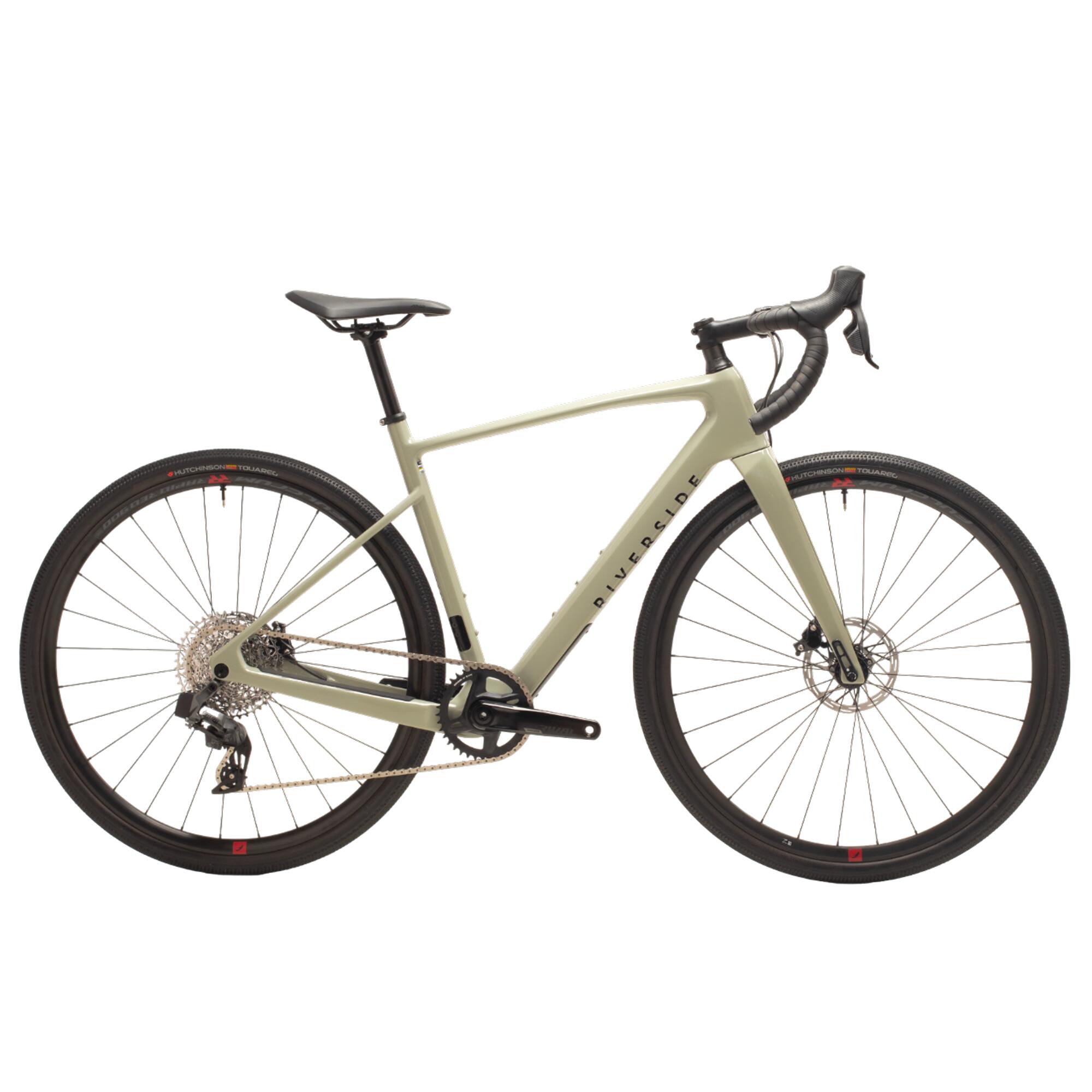 Riverside GCR Rival AXS Carbon Gravel Bike - Lightweight Carbon Frame, SRAM Rival AXS Groupset - Perfect for Adventure Racing, Bikepacking & Off-Road Cycling