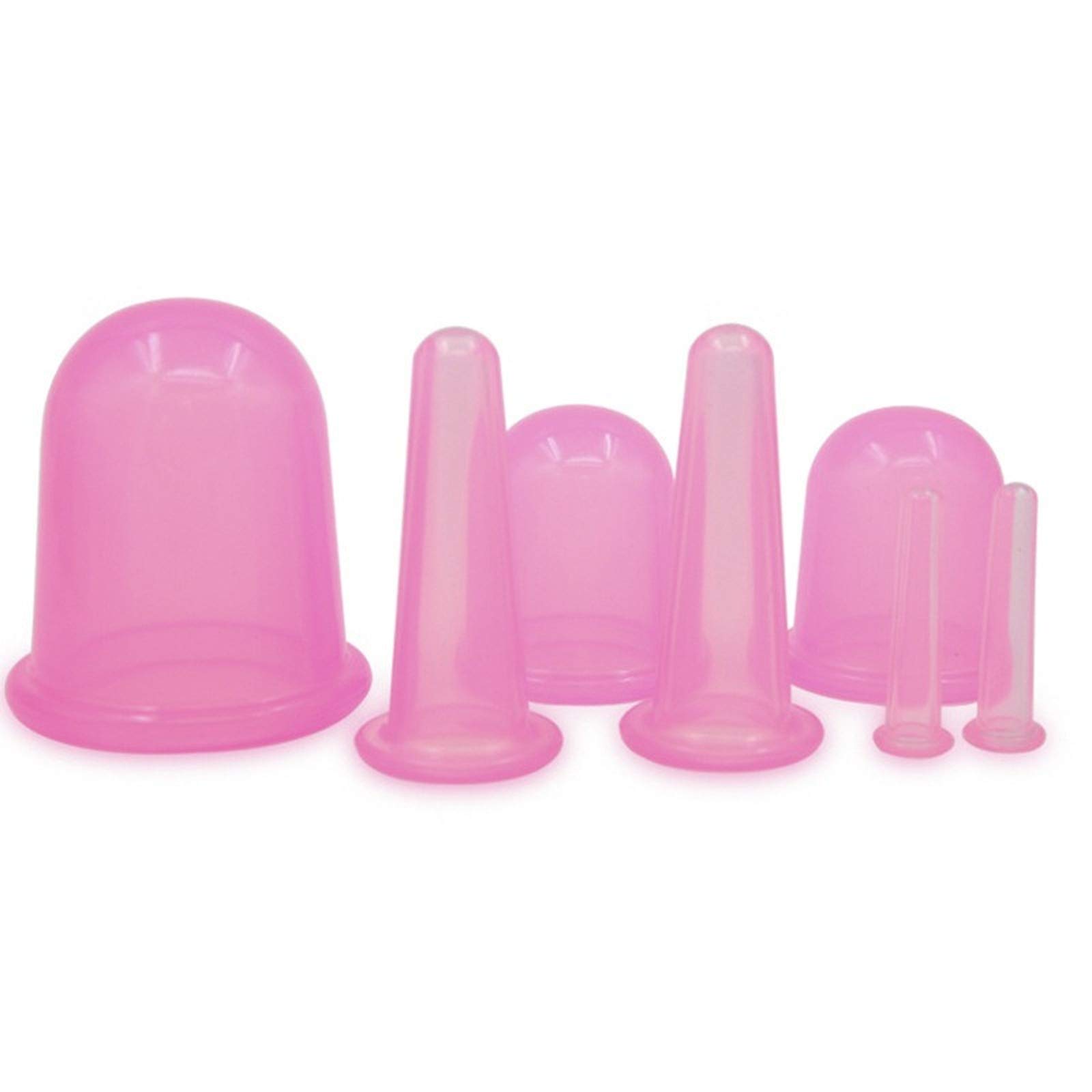 7-Piece Silicone Anti-Cellulite Cupping Therapy Set - Vacuum Massage Cups & Body Roller for Pain Relief, Detox & Skin Tightening - Perfect for Home Spa, Post-Workout Recovery & Relaxation