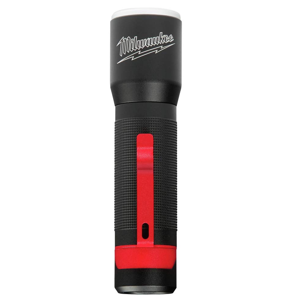 MILWAUKEE 325-Lumen LED Flashlight - Bright Focused Beam, Durable Construction for Camping, Hiking & Emergency Use