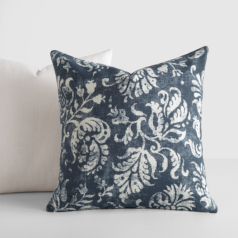 2 Pack Distressed Floral Decorative Throw Pillows - Boho Chic Home Decor for Living Room, Bedroom, Sofa & Couch