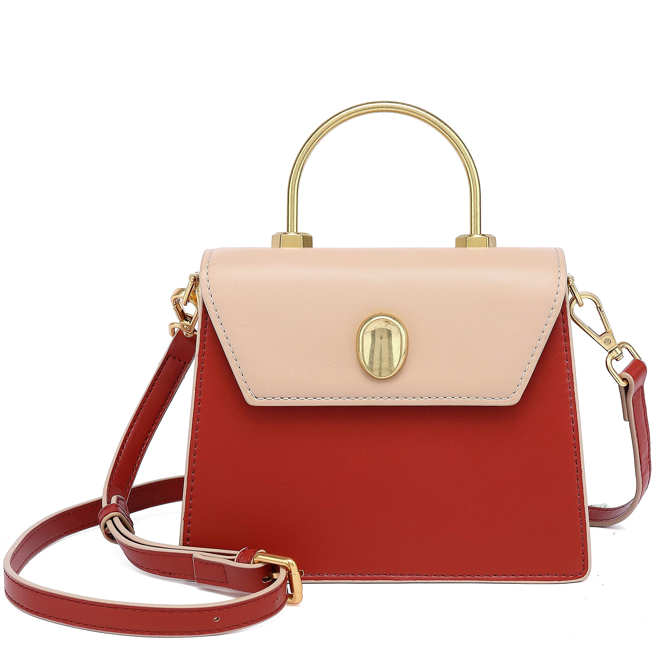 Stylish Scarleton Women's Crossbody Bag - Structured Mini Satchel Purse with Top Handle (H2077) | Perfect for Work, Travel & Everyday Use
