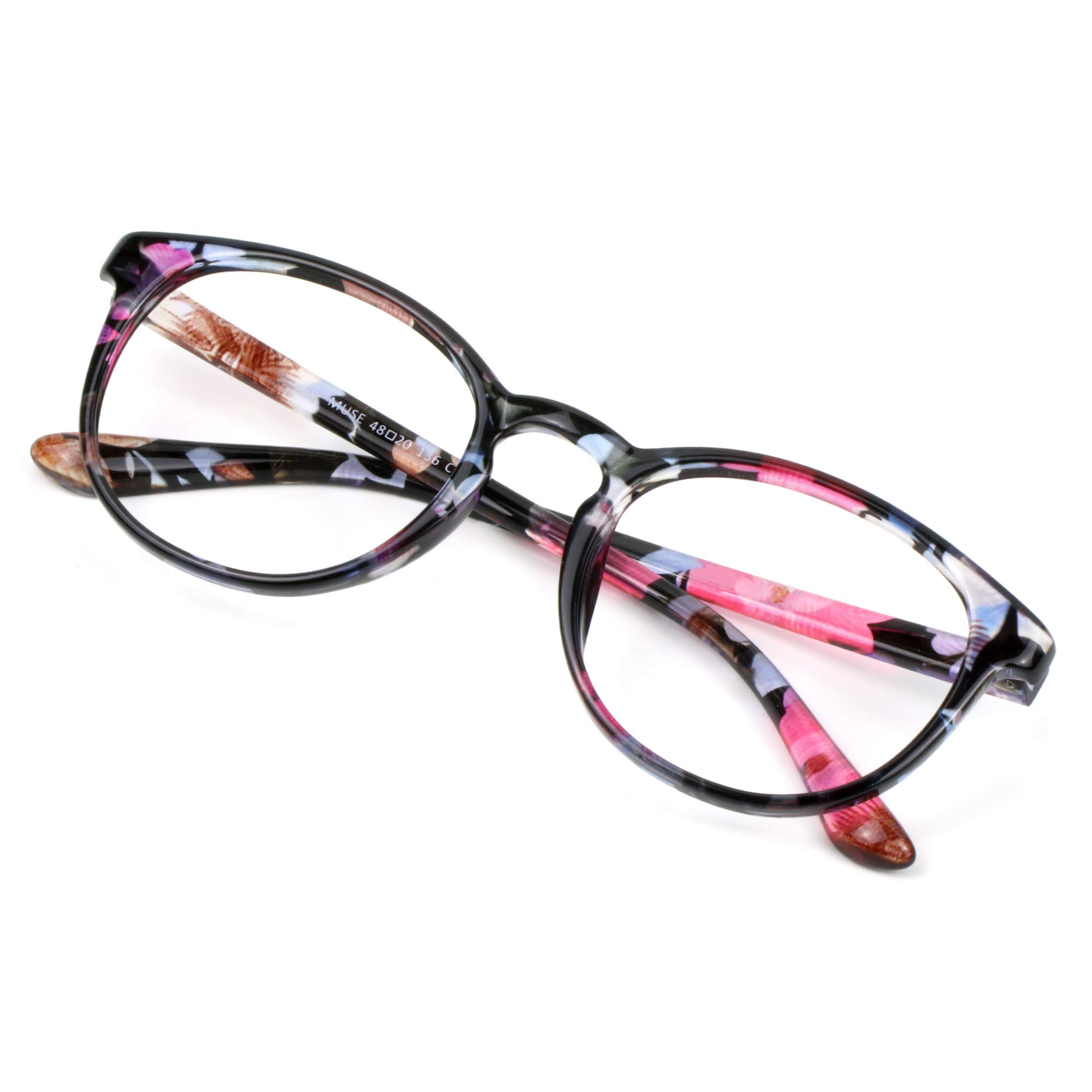 VisionGlobal Blue Light Blocking Glasses for Women - Anti Eyestrain Computer & Reading Glasses with Stylish Frame - Reduce Digital Eye Strain for Office Work, Gaming & Screen Time