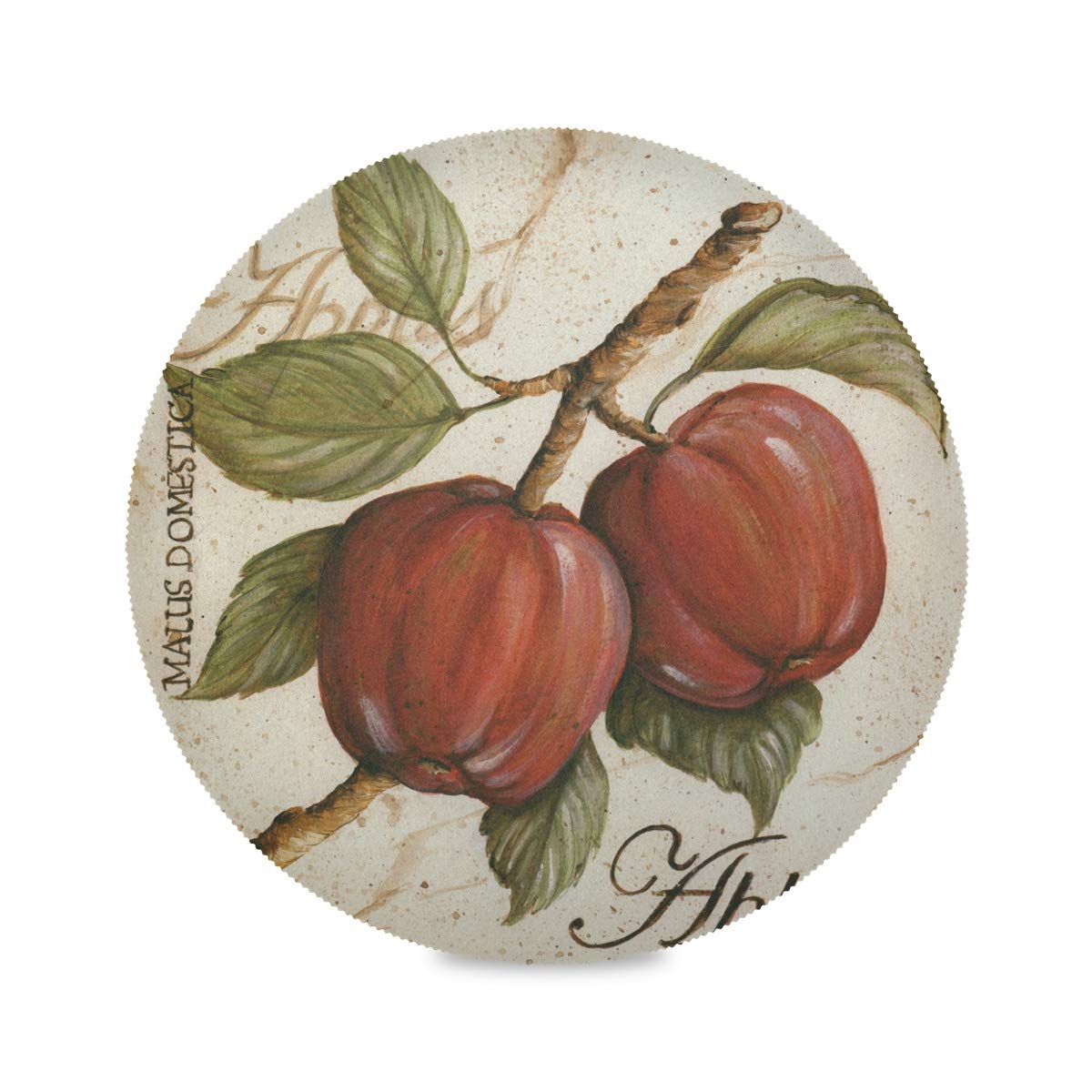 Vintage Oil Painting Placemats - Non-Slip Washable for Kitchen & Dining Decor