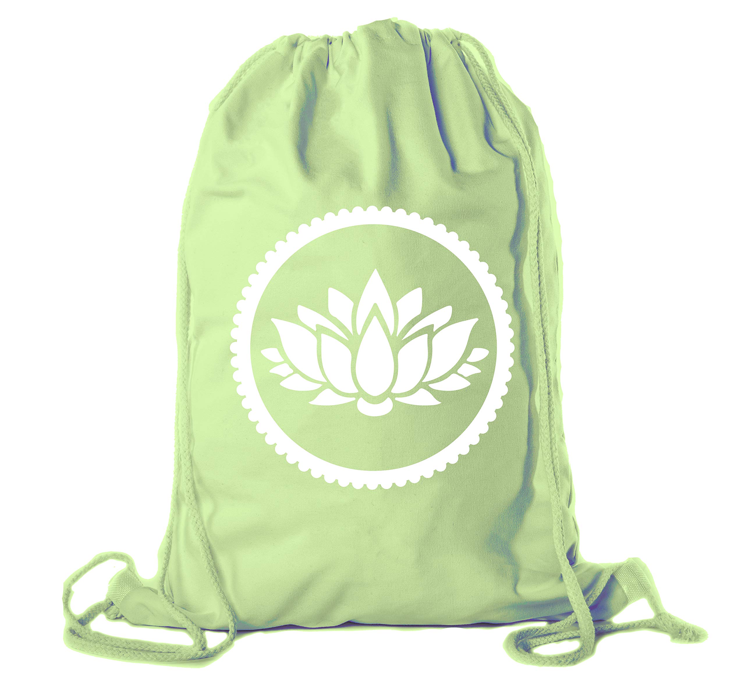 Premium Cotton Drawstring Yoga Gym Bag for Yoga Blocks & Clothes - Lightweight & Durable Workout Tote for Yoga Studio, Gym, or Travel