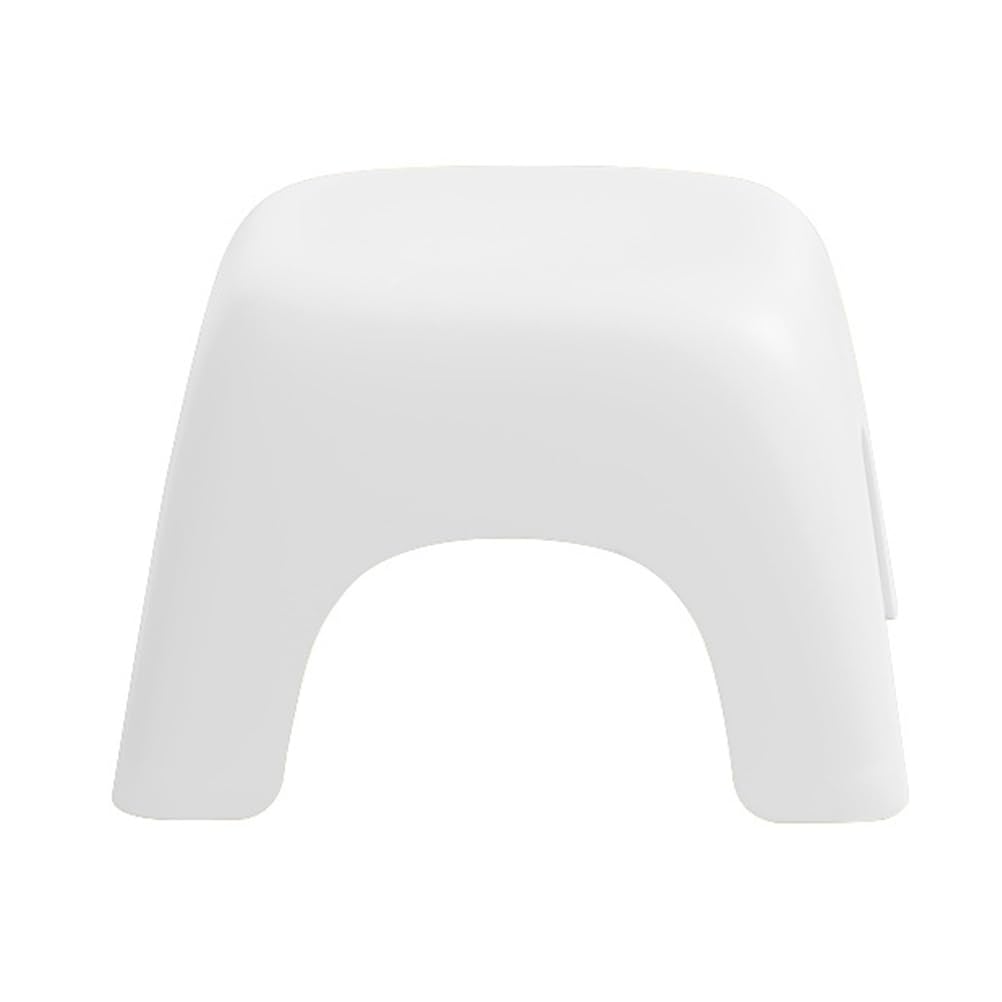 Non-Slip Stackable Step Stool for Kids - Safe Toddler Footrest for Shoe Changing, Bathroom & Bedroom - Perfect for Boys & Girls Rooms (White) - Ideal for Toddler Independence & Home Organization