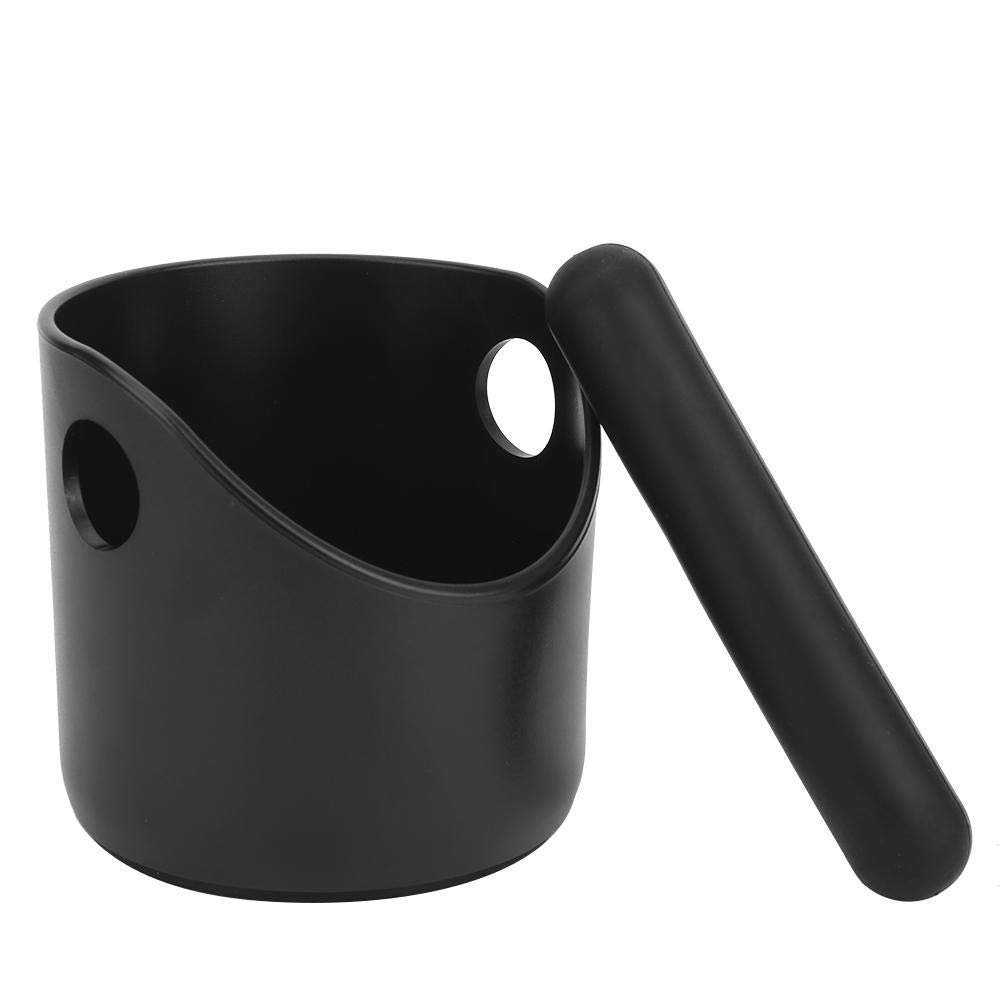 Premium Anti-Slip Coffee Knock Box - Durable Grounds Bucket with Rubber Base for Espresso Barista Accessories - Perfect for Home & Commercial Coffee Stations, Cafes and Barista Training