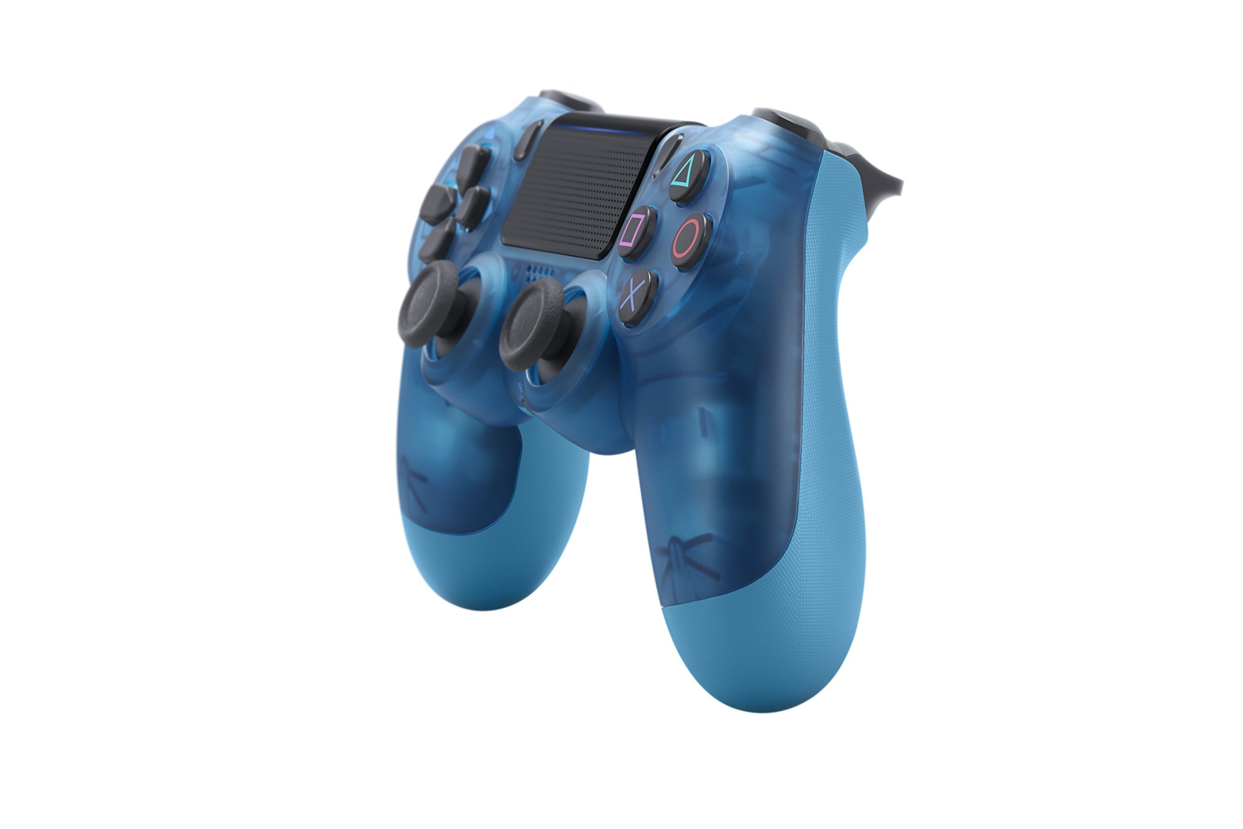Sony DualShock 4 Wireless Controller for PS4 - Blue Crystal (Renewed) | Official PlayStation 4 Gamepad with Precise Controls & Motion Sensor - Perfect for Gaming, Streaming & Multiplayer Sessions