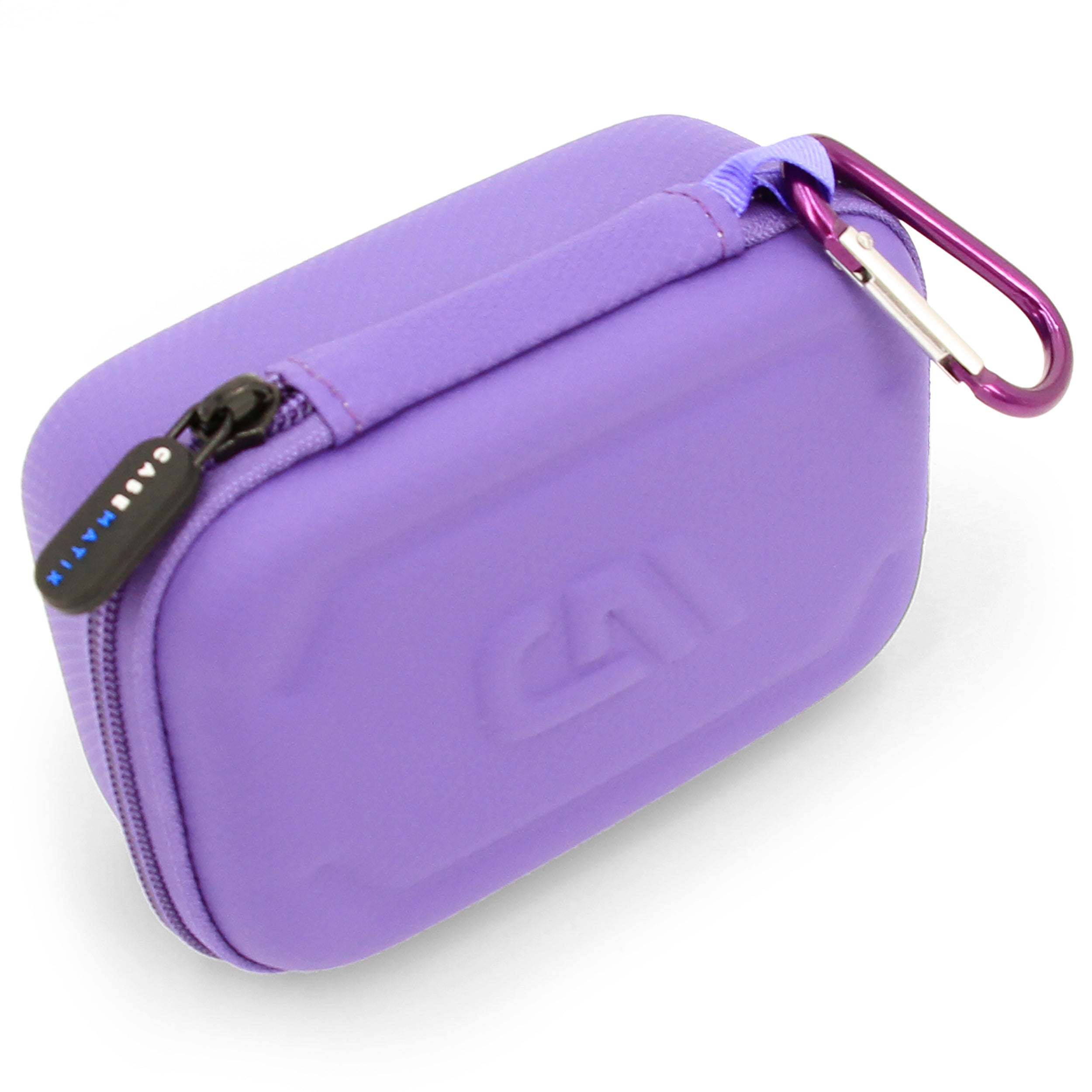 CASEMATIX Protective Carry Case for Moonbird & Moonbuddy Meditation Device - Includes USB-C Cable & Purple Storage Pouch | Perfect for Travel, Yoga, and Mindfulness Practice