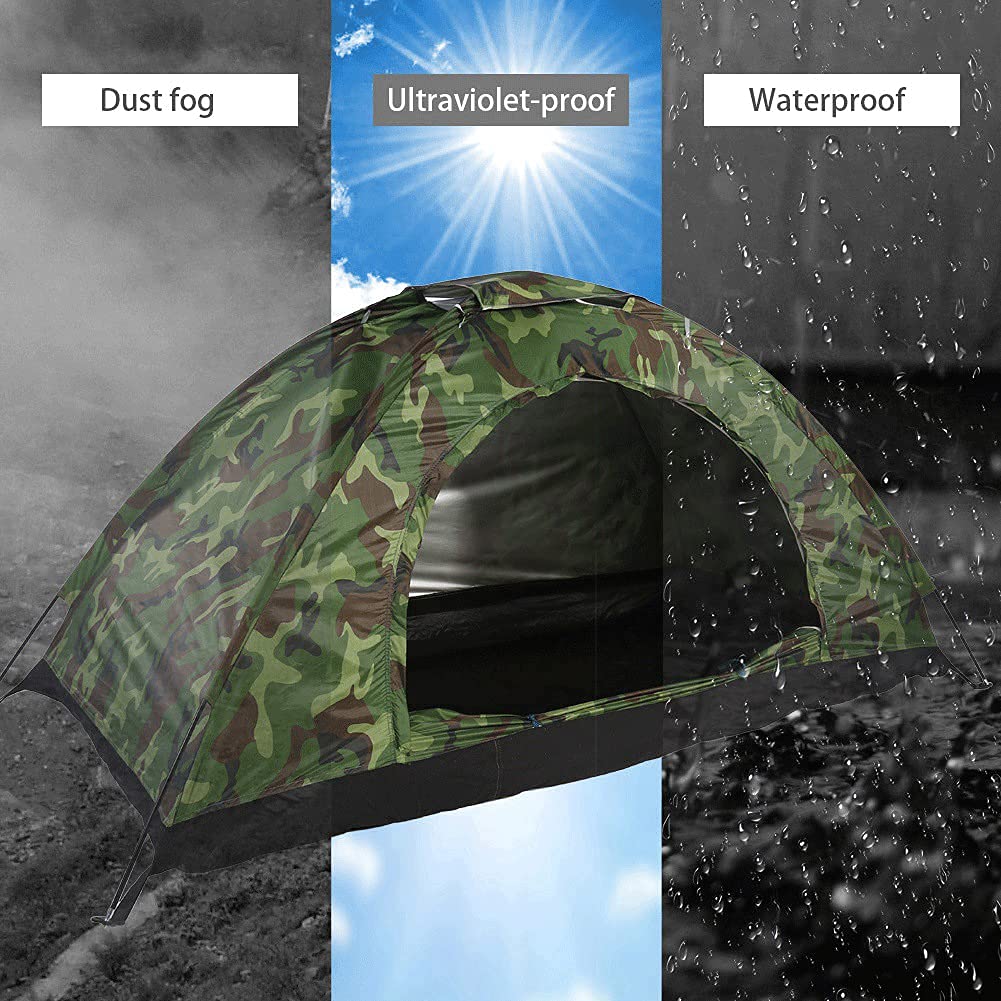 Single Person Tent for Outdoor Recreation & Camping - Lightweight, Waterproof, Easy Setup - Perfect for Backpacking, Hiking & Solo Adventures