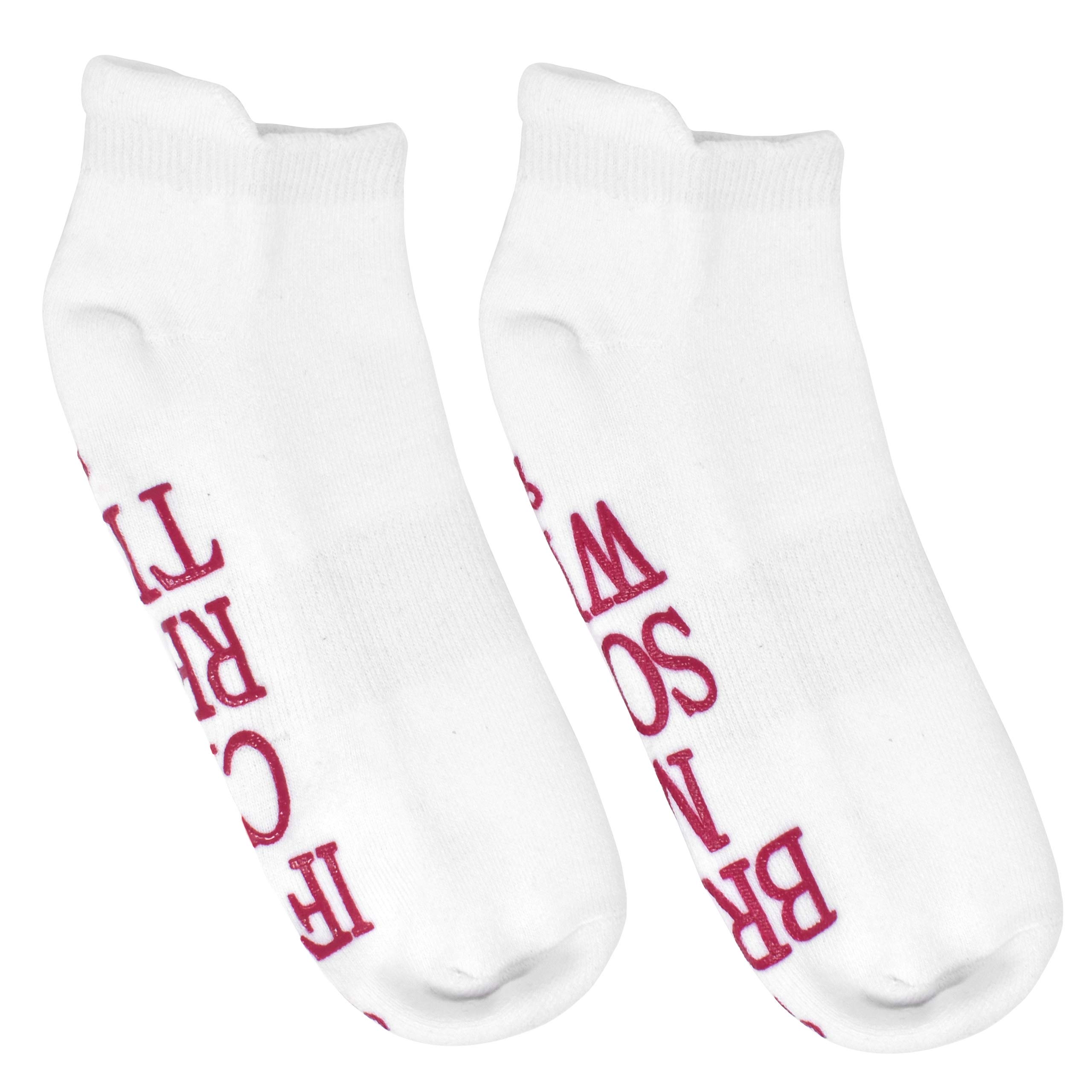 Funny Wine Socks for Women - Cute Wine Lover Gifts & Accessories - Unique Present for Mom, Birthday, Christmas - Cozy Novelty Socks for Wine Enthusiasts, Parties & Relaxing at Home