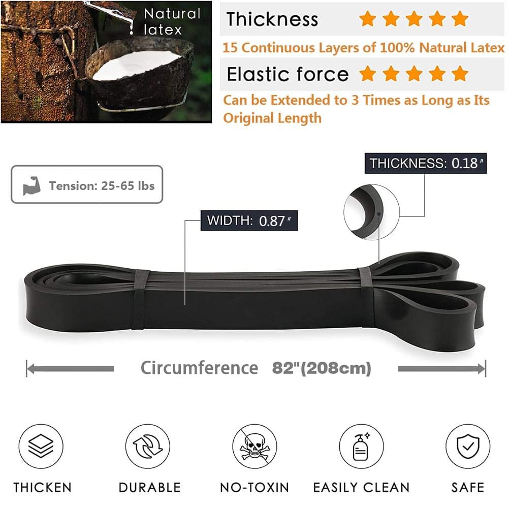 Pull-Up Bands for Women - Heavy Duty Resistance Bands Set for Strength Training, Stretching & Physical Therapy - Ideal for Gym, Home & Outdoor Workouts
