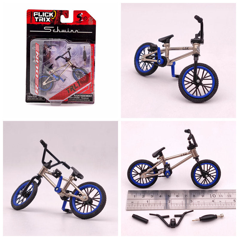 Premium Diecast Finger Bike FLICK TRIX - Miniature BMX Toy Bicycle Model for Kids & Collectors - Perfect Gift for Birthday, Party Favors & Desk Decor