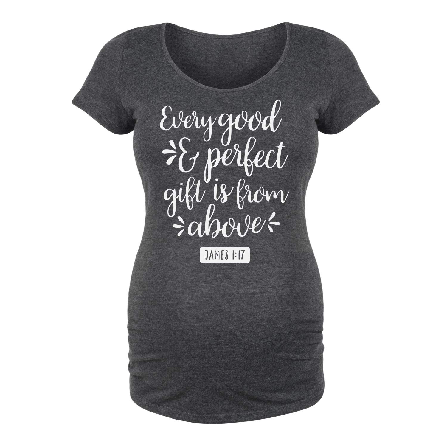 Bloom Maternity - Soft & Comfortable Scoop Neck Maternity T-Shirt for Pregnant Women | Perfect for Everyday Wear, Pregnancy Photos & Nursing