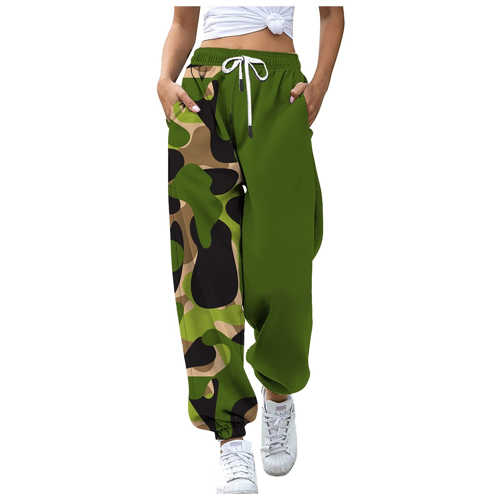 Stylish Women's Printed Pencil Pants for Summer - High Waist Stretch Trousers with Elastic Waistband | Perfect for Office Wear, Casual Outfits & Date Nights