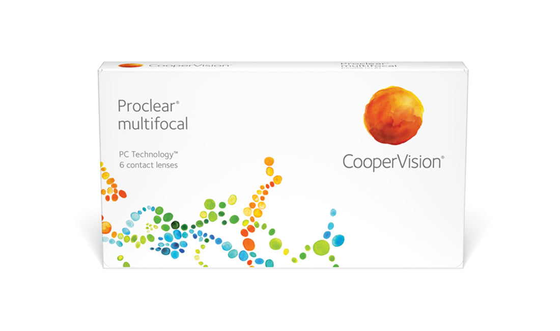 Proclear Multifocal Contact Lenses 6 Pack - Monthly Disposable for Presbyopia - Perfect for Reading, Computer Use & Daily Activities