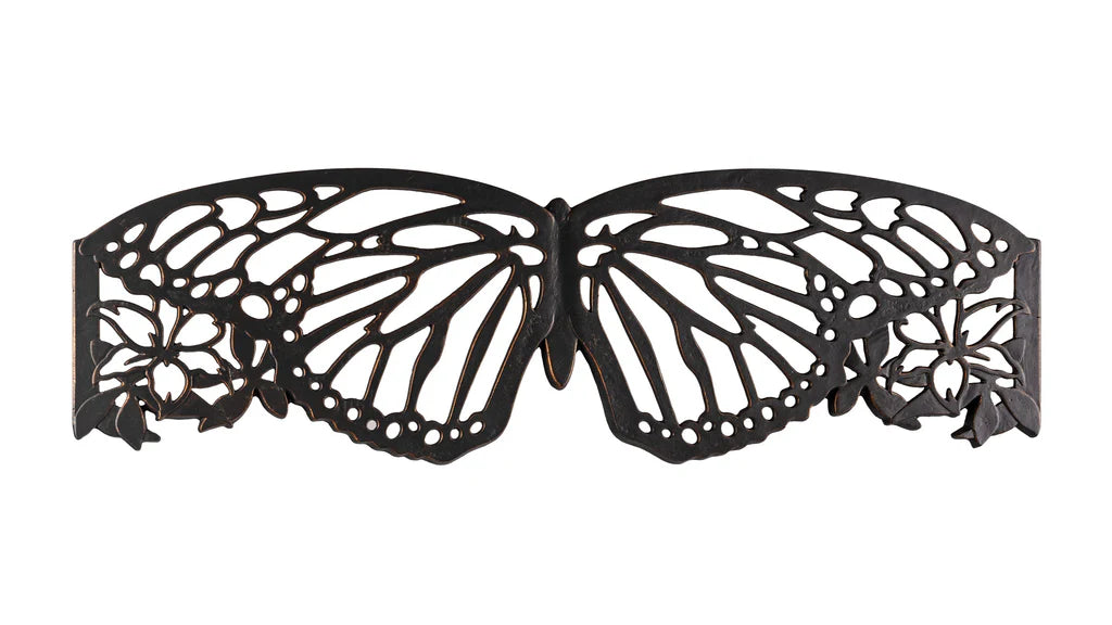 Outdoor Butterfly Bench - Elegant Garden Bench for Patio, Lawn, and Backyard - Perfect for Relaxing and Decorating Outdoor Spaces