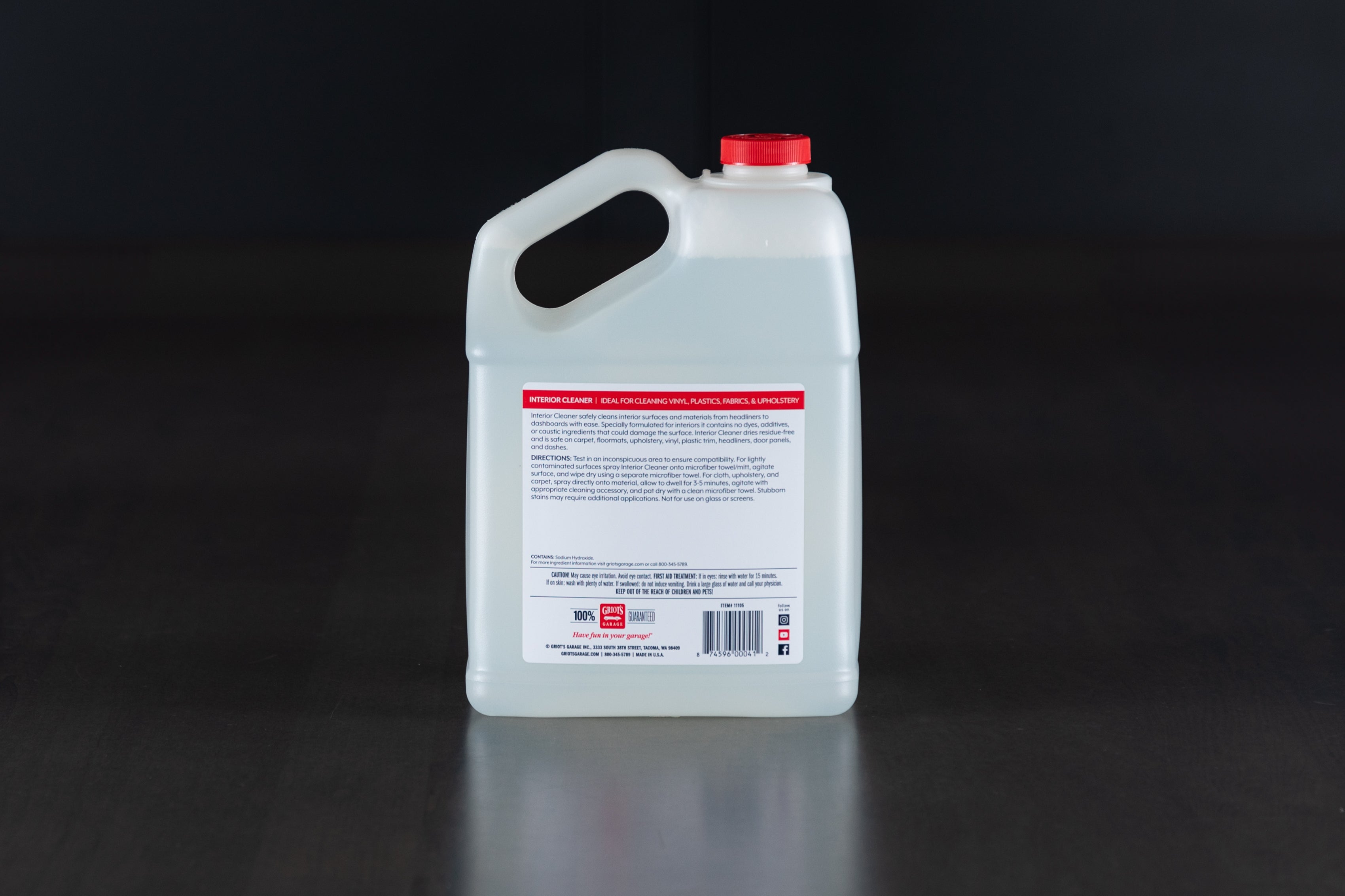 Griot's Garage Premium Interior Cleaner - Safe for Car Upholstery, Dash & Leather - Perfect for Detailing & Deep Cleaning Vehicles