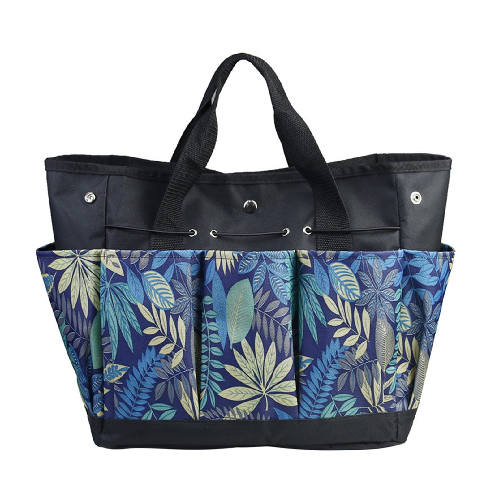 **Heavy Duty Canvas Garden Tool Tote Bag with Deep Pockets – Durable Gardening Organizer for Regular Size Tools, Perfect Gift for Gardeners (Blue) – Ideal for Outdoor Planting, Landscaping & Yard Work**