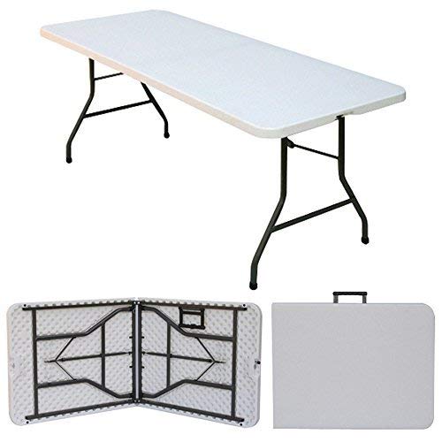 8 Foot Rectangular Plastic Folding Table (30