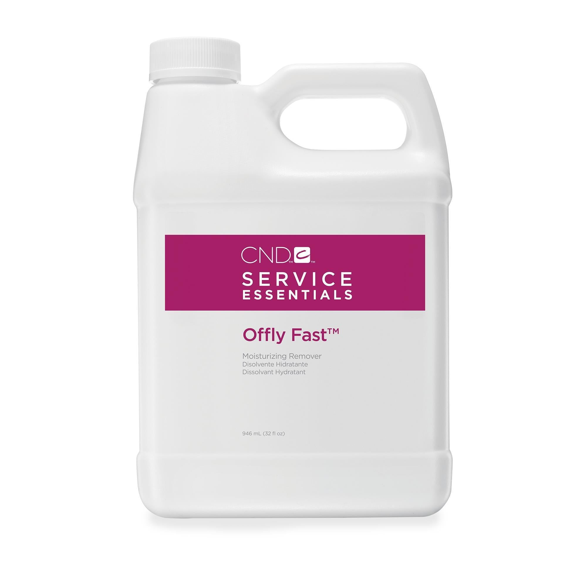 CND Offly Fast Nail Polish Remover - Moisturizing & Gentle Formula for Healthy Nails | Perfect for At-Home Manicures & Salon Use