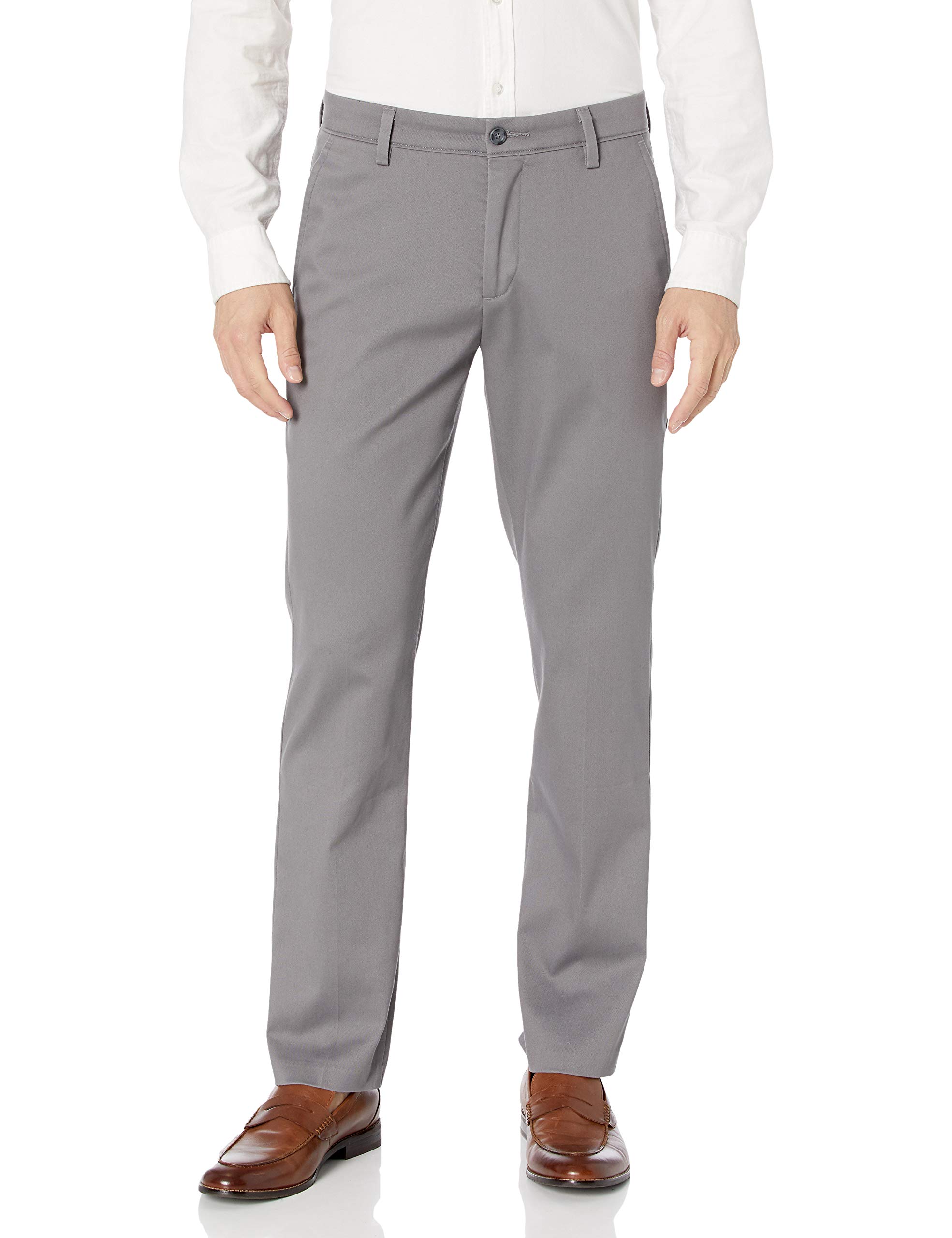 Dockers Men's Slim Fit Easy Khaki Pants - Comfortable Stretch Dress Chinos for Business Casual & Office Wear