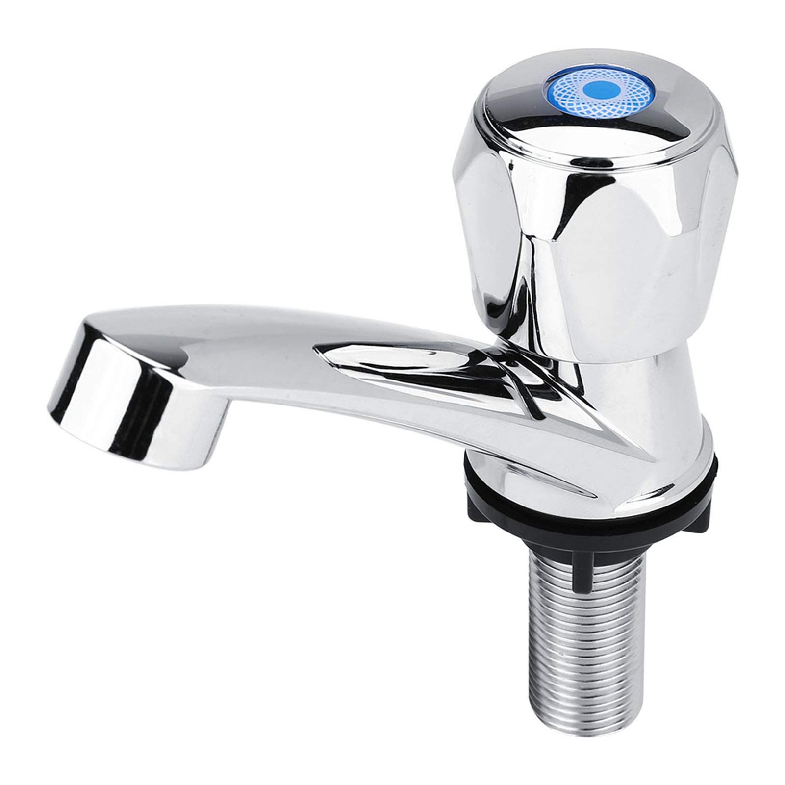 ABS Plastic Single Handle Cold Water Faucet - G1/2 (20mm) Basin Tap for Bathroom Sink, Kitchen, Vanity & Restroom - Durable & Easy Installation for Home & Commercial Use