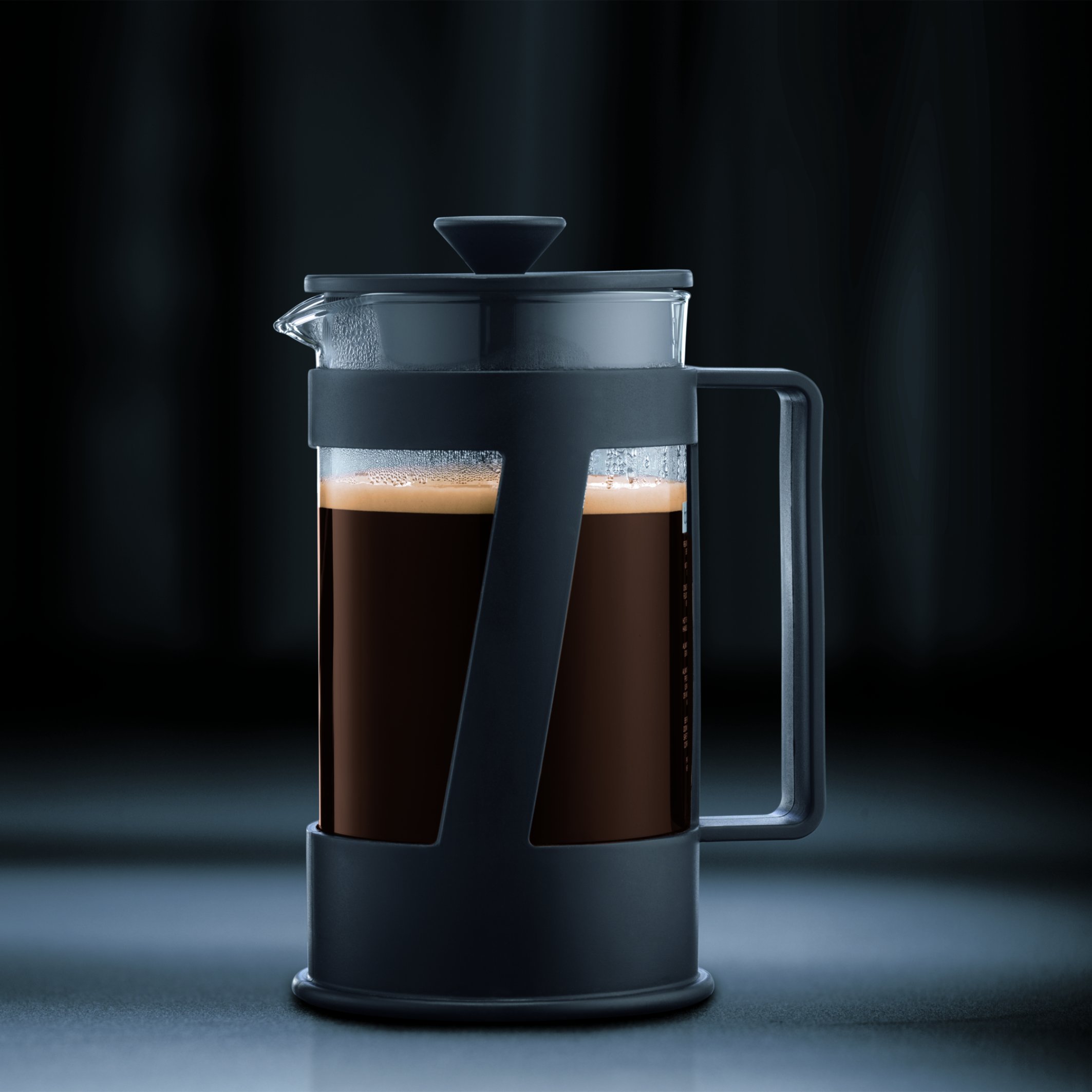 Bodum Crema 8-Cup French Press Coffee Maker, 34-Ounce, Stainless Steel - Perfect for Home, Office & Camping Brewing Fresh Coffee