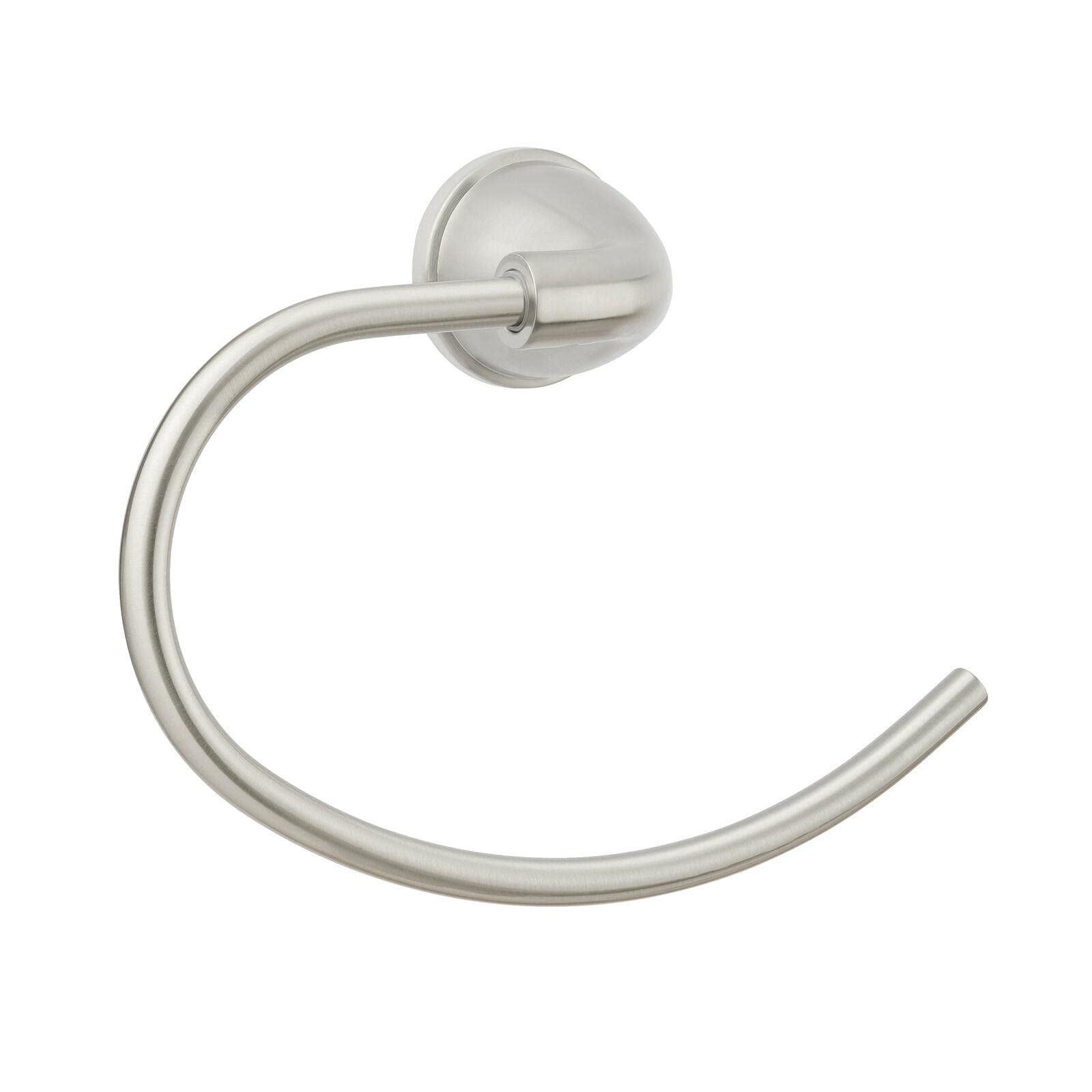 Stainless Steel Towel Ring - Nickel Bathroom Decor & Organizer - Wall Mounted Paper Towel Holder & Towel Rack for Bathroom Storage & Home Decor - Perfect for Modern Bathrooms, Powder Rooms & Spa Style Decor