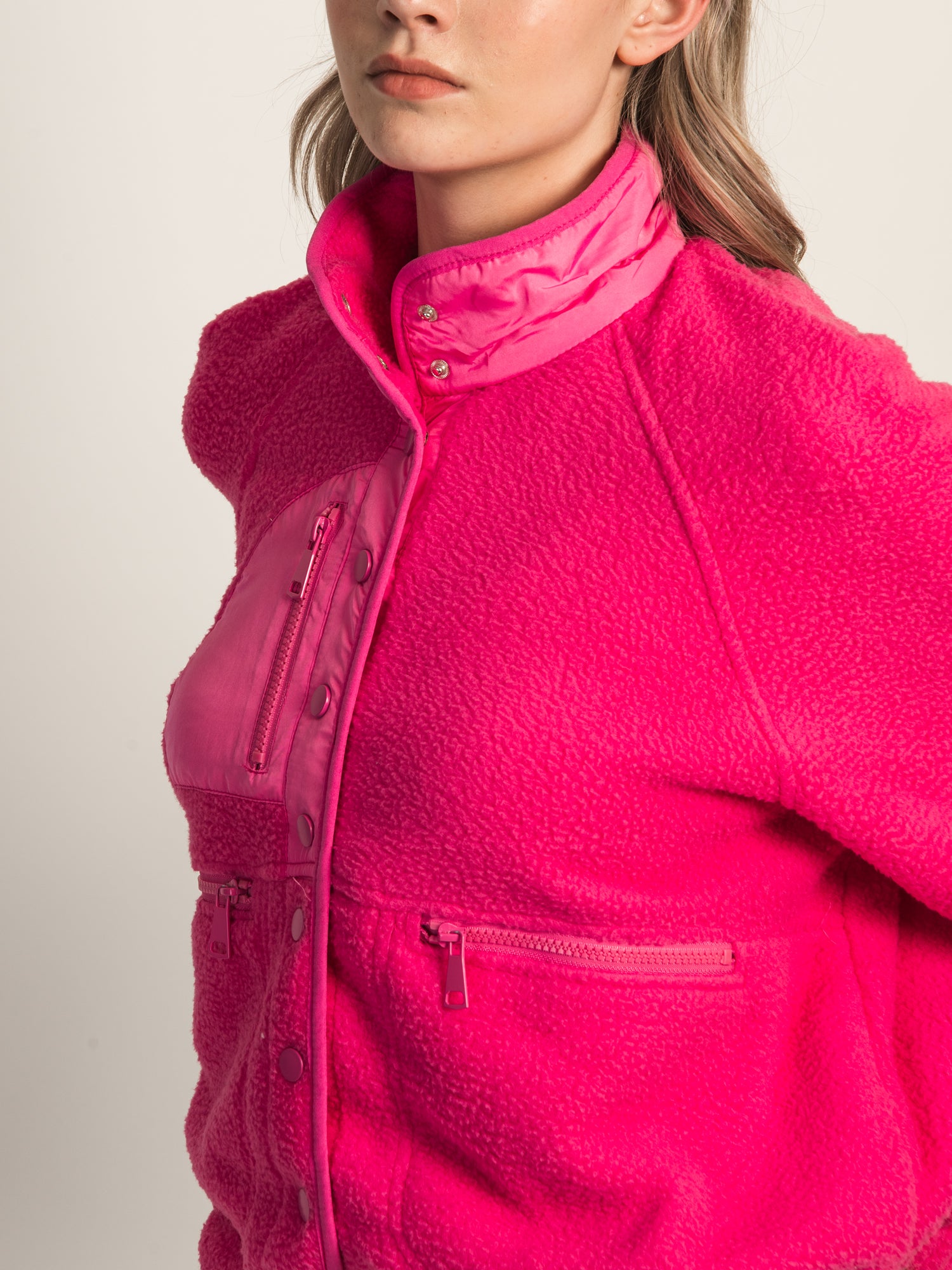 AZALEA WANG SAVVY Polar Fleece Jacket - Women's Lightweight Warm Winter Coat for Outdoor Activities & Casual Wear