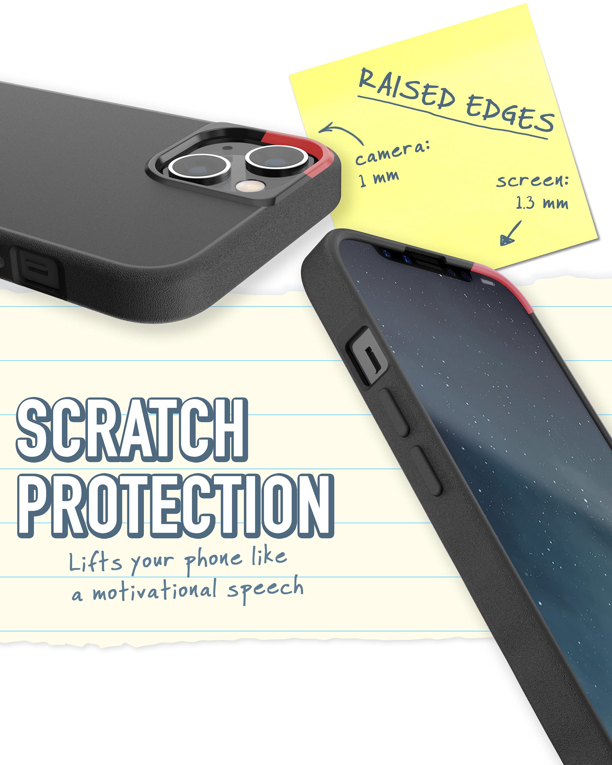 Smartish Constellations iPhone 13 Slim Case - Ultra Thin Protective Cover with Grip Technology | Lightweight & Durable Phone Case for iPhone 13 | Perfect for Everyday Use, Travel & Outdoor Activities