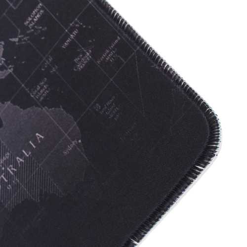 800x400x4mm Large Non-Slip Laptop Keyboard Pad with World Map Design - Perfect for Office, Gaming & Home Computer Desks