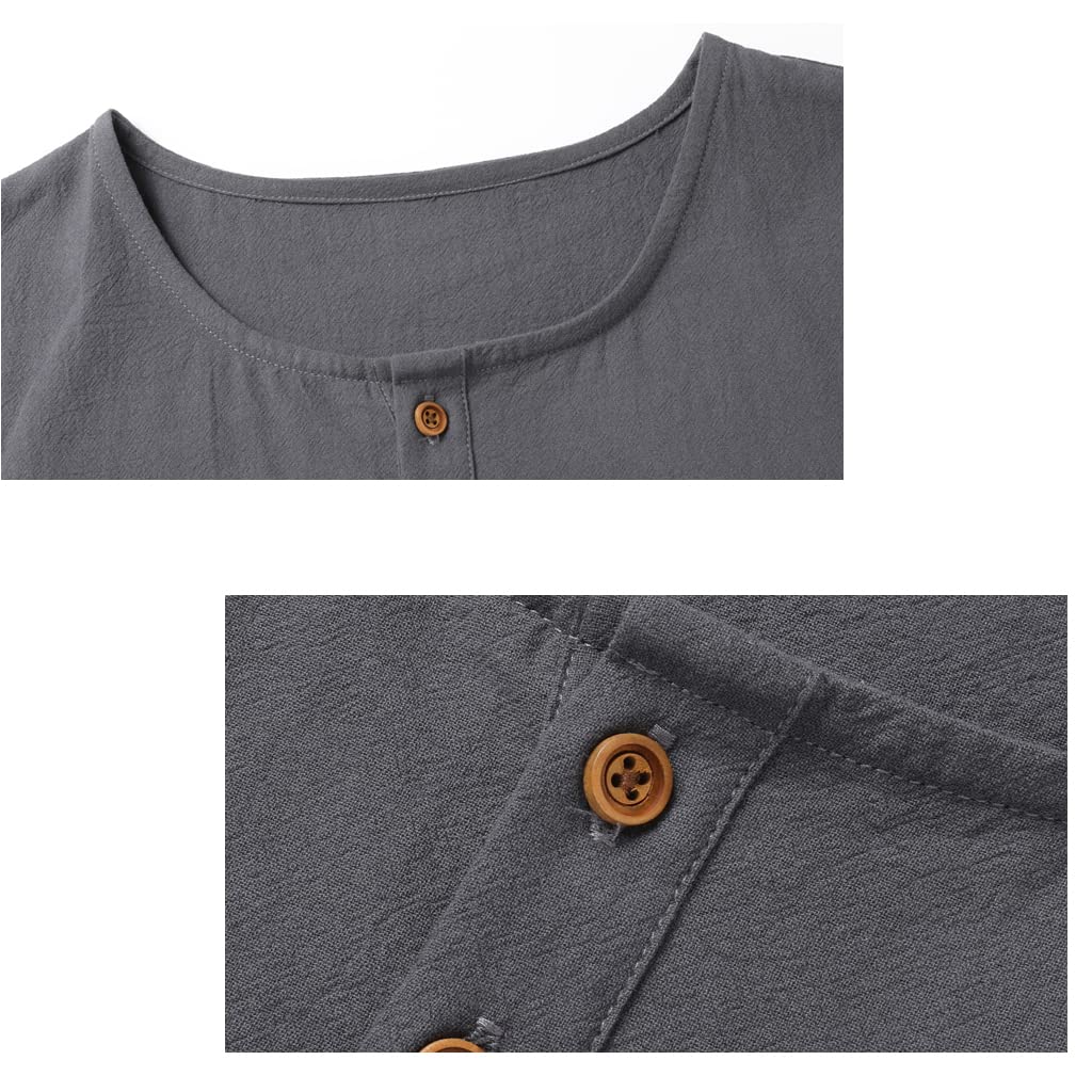 Traditional Chinese Tai Chi Uniform - Summer Thin Tang Suit with Embroidery, Short Sleeve Martial Arts Clothing for Men & Women (Grey, XXL) - Perfect for Tai Chi Practice, Kung Fu Training, and Cultural Events