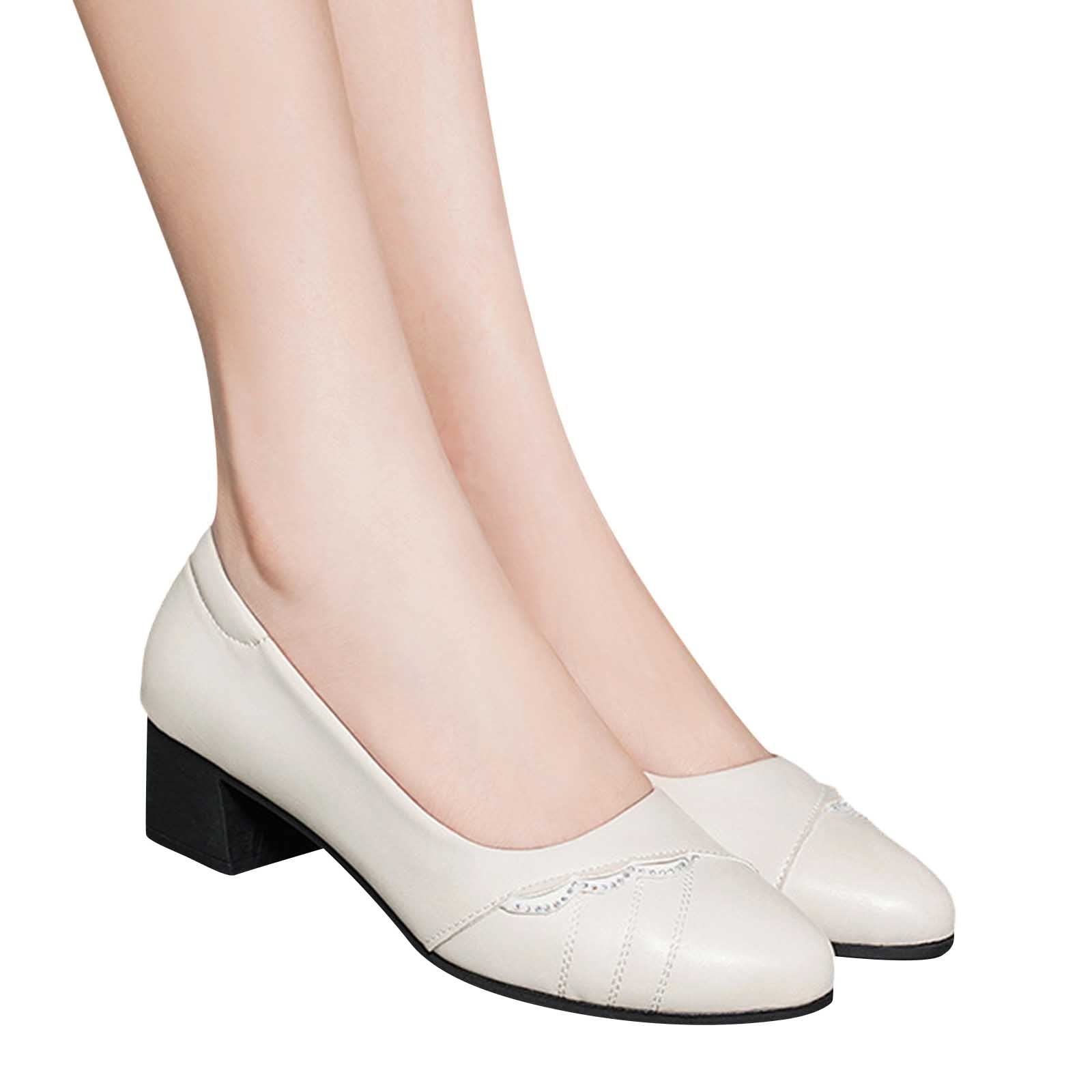 Women's Black Dressy Comfort Flats - Ultralight Foldable Non-Slip Work Shoes for Plantar Fasciitis | Casual & Outdoor Wear for Office, Travel & Daily Use