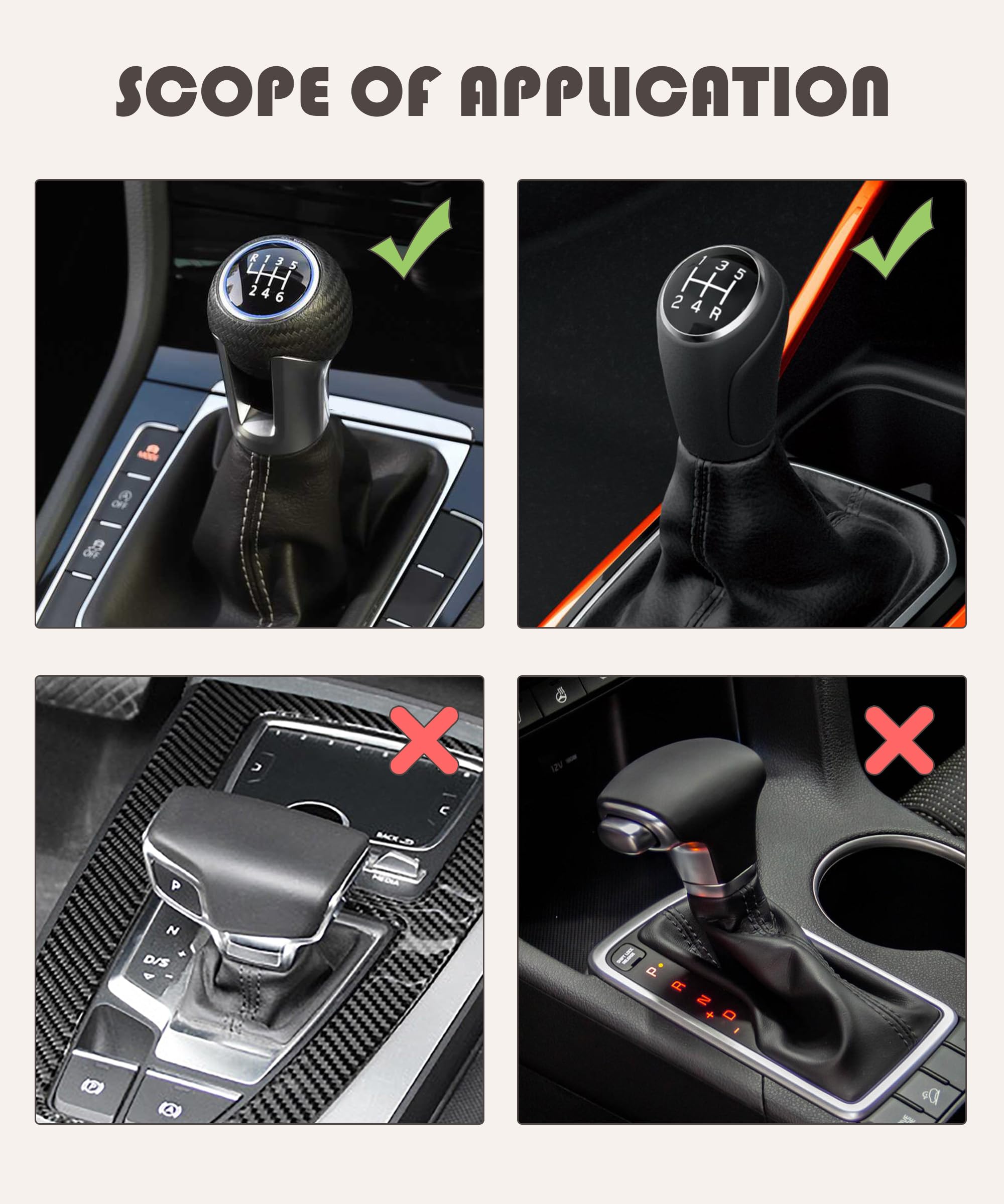 RACOONA Gear Shift Hoodie Cover - Fashionable Car Knob Protector for Women (Black) - Perfect for Daily Driving & Style