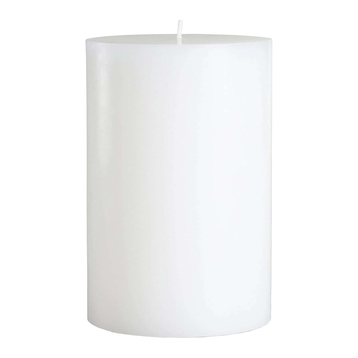 Premium Unscented White Pillar Candle 4x6 Inches - Hand-Poured Pure Wax for Elegant Home Decor, Weddings & Relaxation - Smokeless, Dripless, 120-Hour Burn Time - Perfect for Dining Tables, Spa Rooms & Meditation Spaces