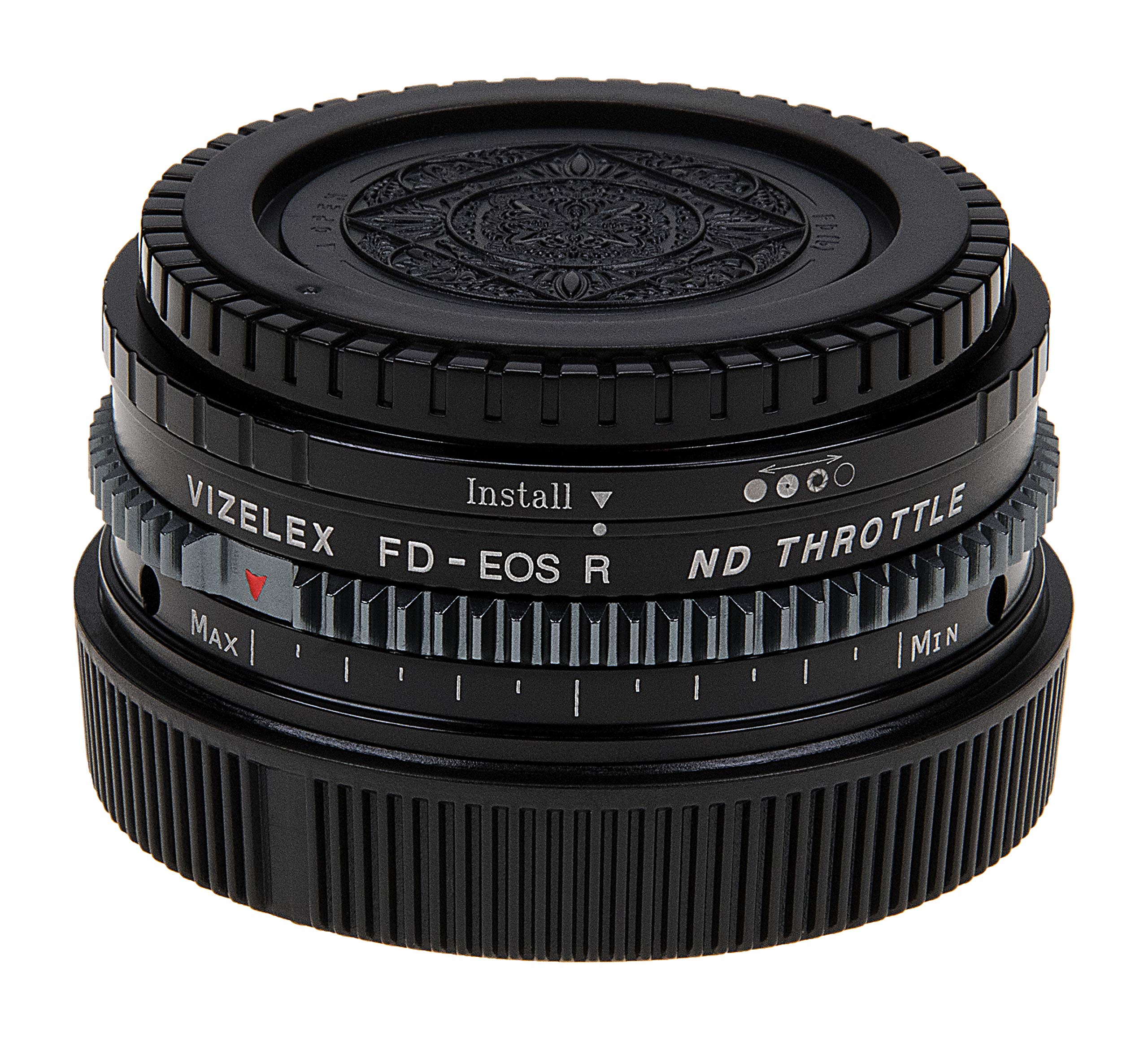 Vizelex CINE ND Throttle Lens Adapter for Canon FD to RF Mount - Compatible with Canon RF Cameras - Professional Variable ND Filter for Cinematic Videography & Photography