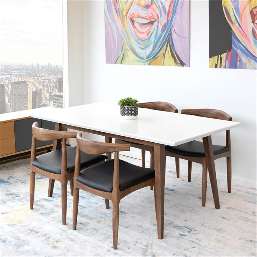 Home Square 5 Piece Dining Set with Table & 4 Chairs - Perfect for Small Spaces & Family Meals