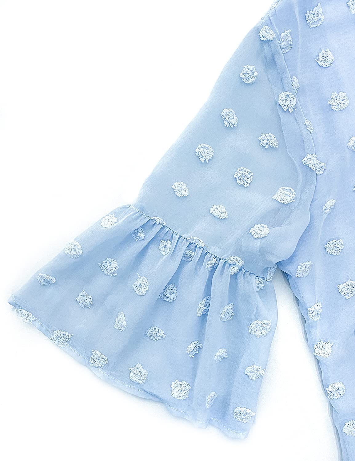 Blooming Jelly Women's White Summer Dress - Short Sleeve V-Neck Ruffle Chiffon Flowy Shift Mini Dress for Beach, Party & Casual Wear