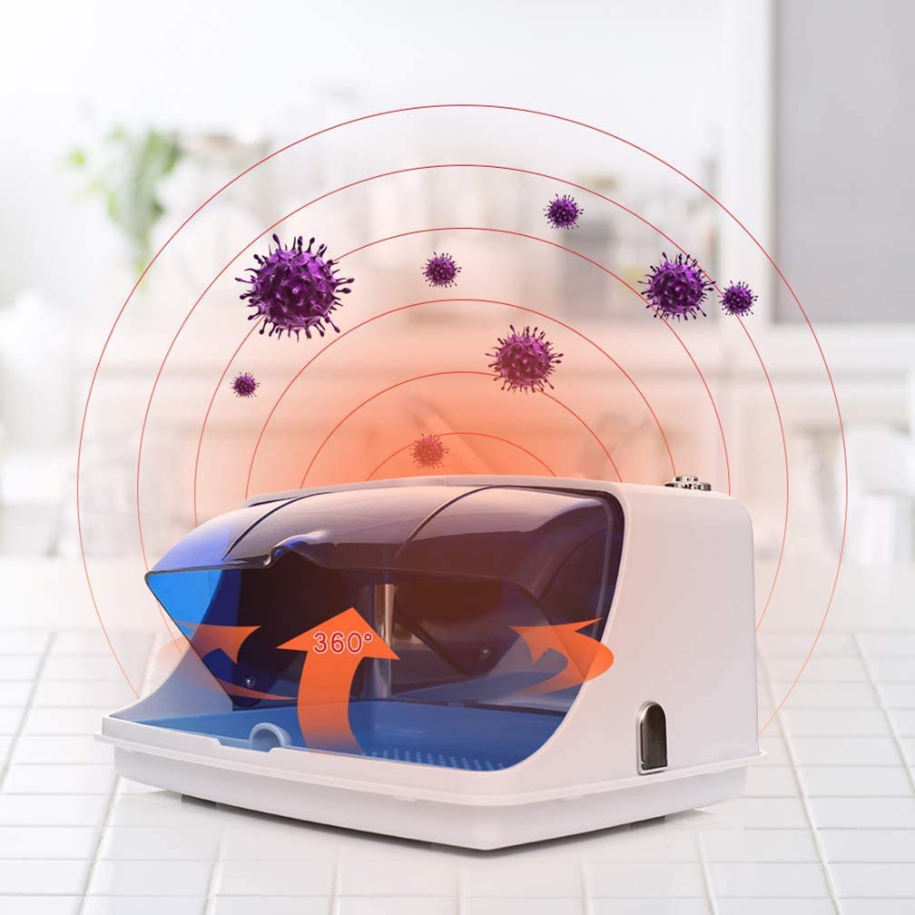 LEJIA UV Sterilizer Box for Phones, Pacifiers, Toothbrushes & More - Sanitize Jewelry, Glasses, Masks & Towels - Perfect for Home, Travel & Baby Care