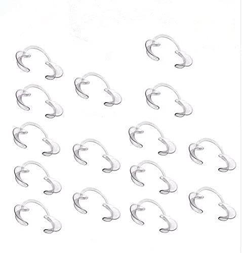 15-Piece Speak Out Dental Cheek Retractor Set - Fun Watch Ya Mouth Game for Adults & Kids - Teeth Whitening & Dental Exam Mouth Opener (Size S) - Perfect for Family Game Nights & Dental Hygiene Routines