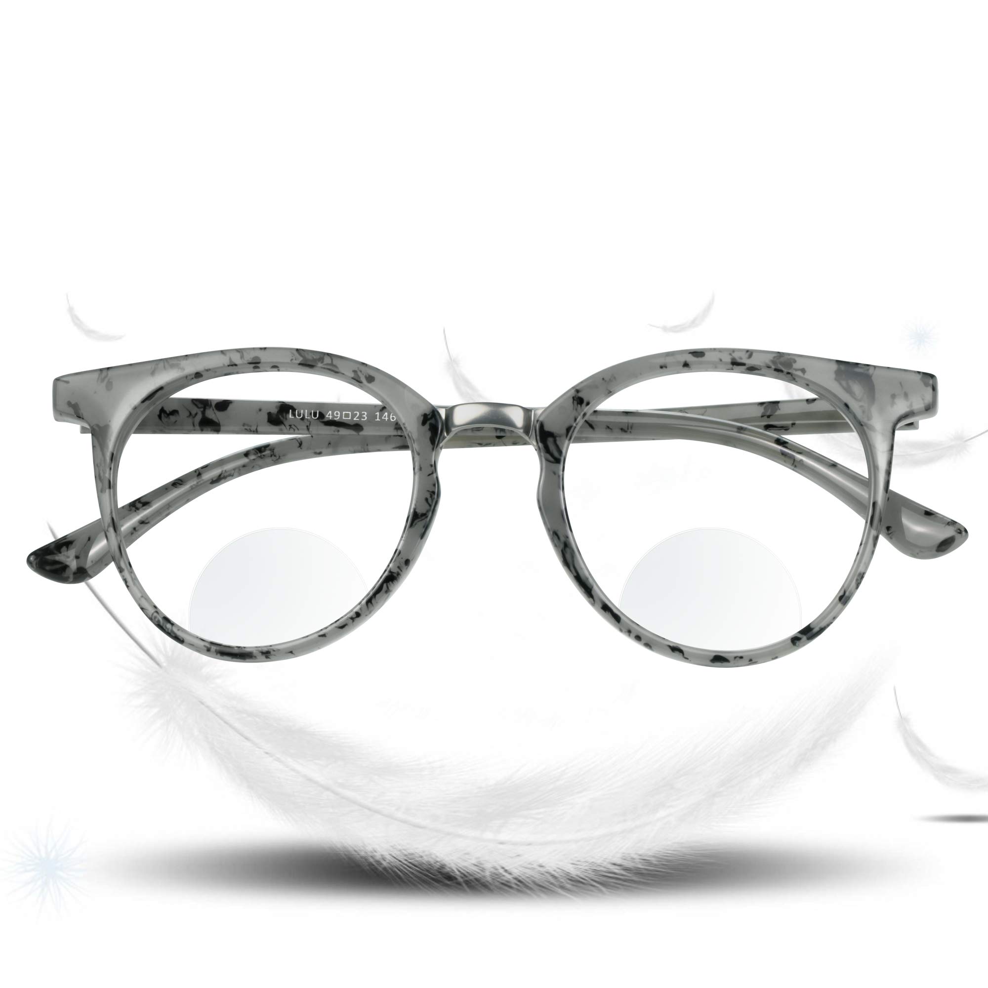 Bifocal Reading Glasses with Blue Light Blocking - Anti Glare for Gaming & TV