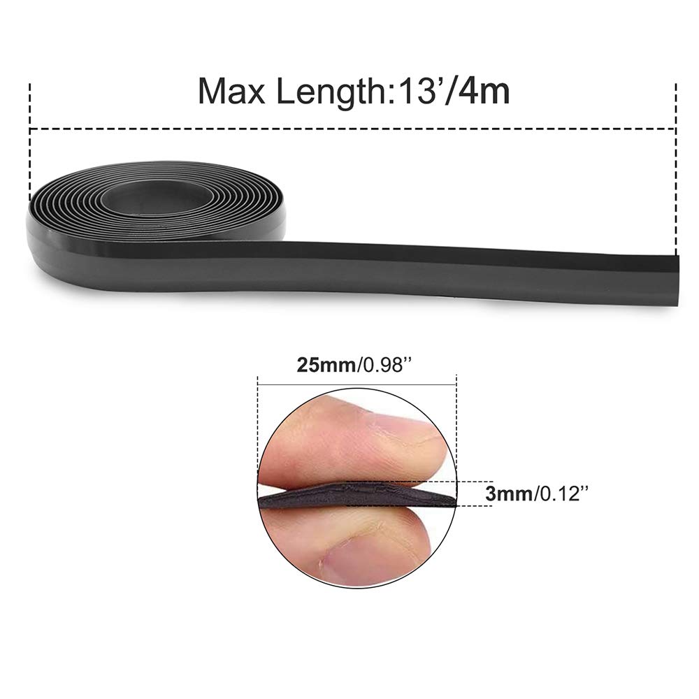 Magnetic Boundary Strips for Shark, Neato, Eufy, Xiaomi Robot Vacuums - 13ft for Home Cleaning