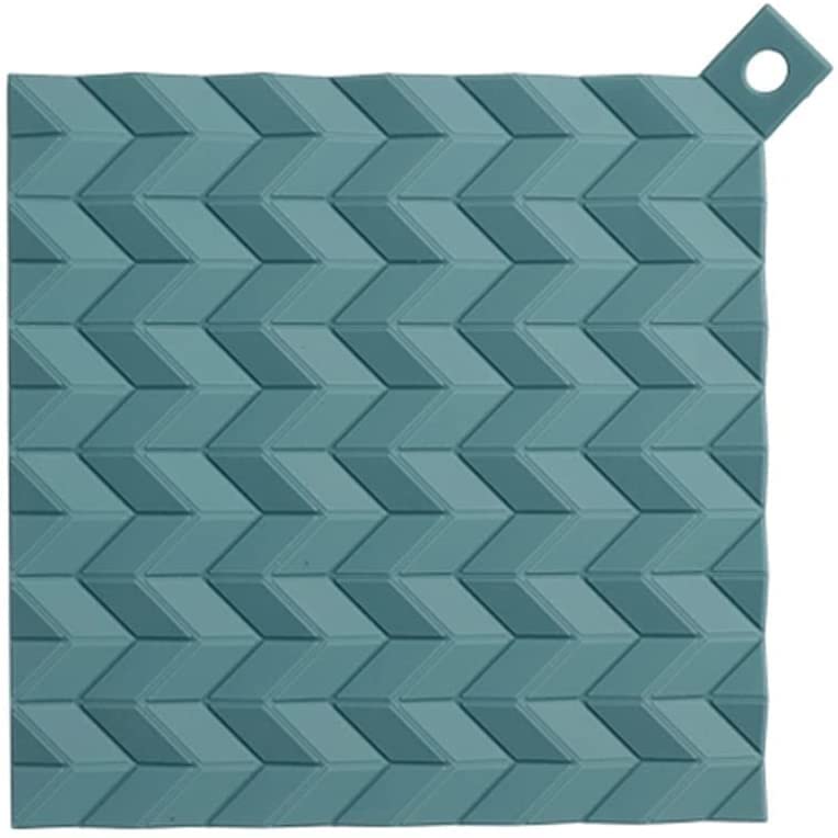 HXR Coasters Set of 6 - Non-Slip Heat-Resistant Drink Coasters for Dining Table, Coffee Table & Patio Furniture - Anti-Scalding Multipurpose Coaster Mats (Cyan) - Perfect for Hot Beverages, Dinner Parties & Outdoor Entertaining