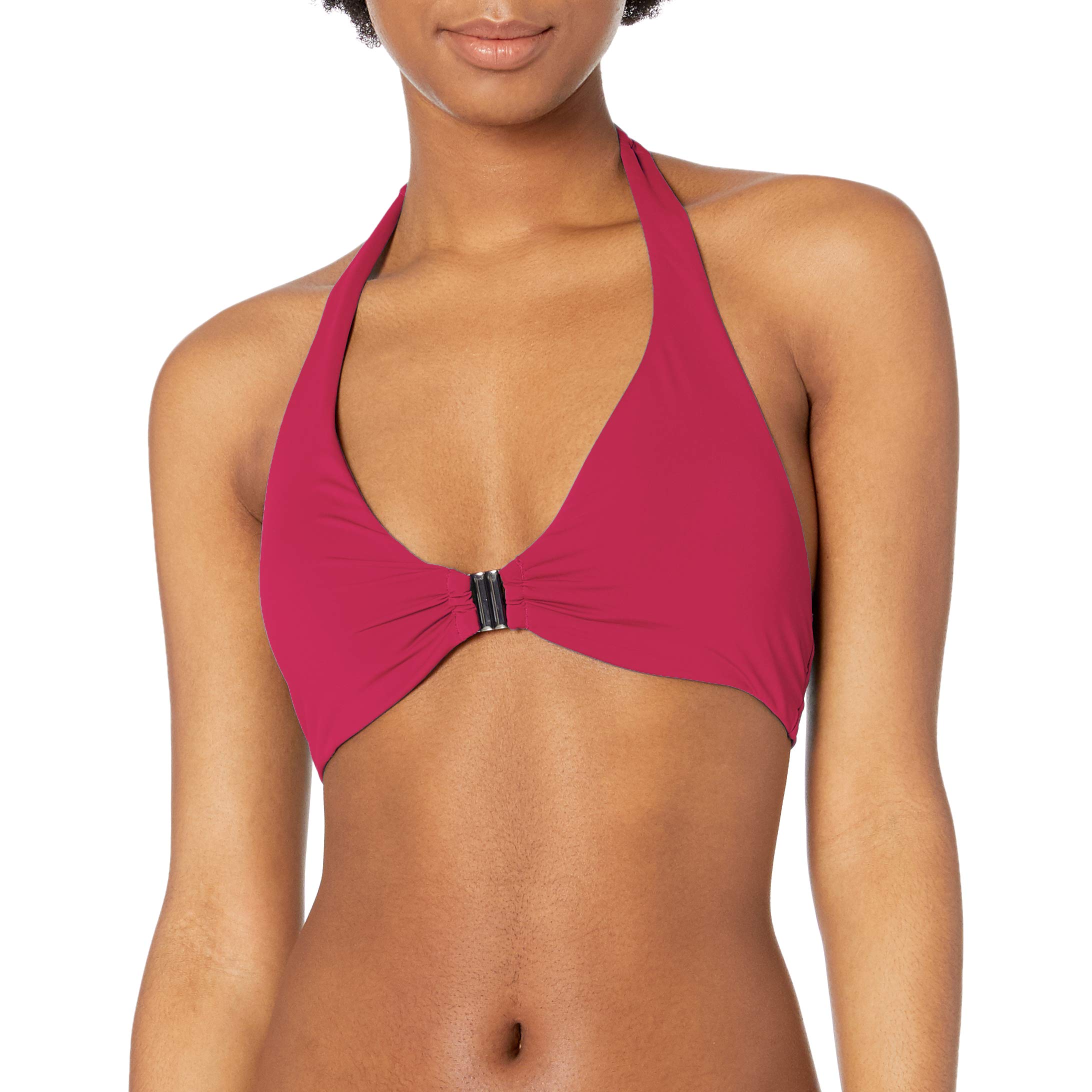 BCBGeneration Women's Halter Bra Bikini Top - Adjustable Swimwear for Beach & Pool - Summer Swim Suit with Comfortable Fit & Stylish Design
